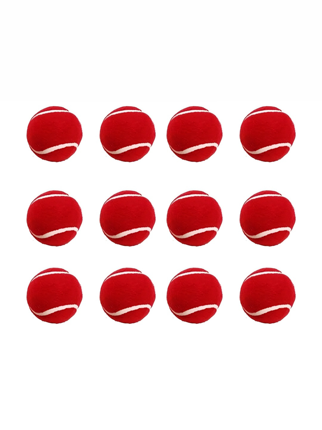 HackerX Pack Of 12 Pebble Trainy Sports Cricket Ball