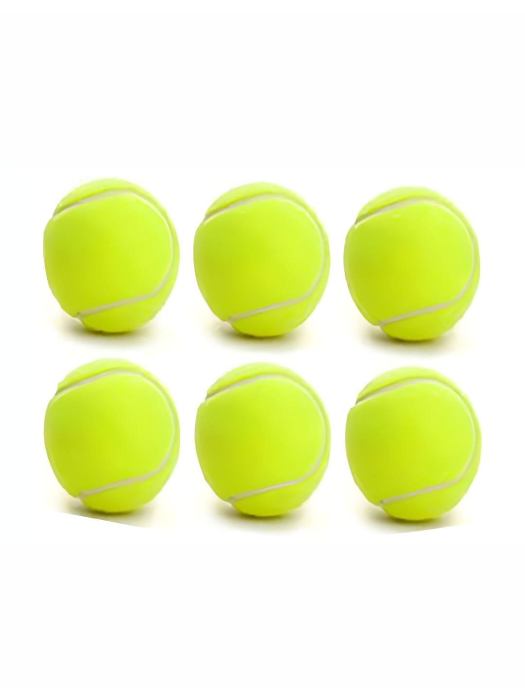 HackerX 6-Pcs Round Cricket Tennis Balls