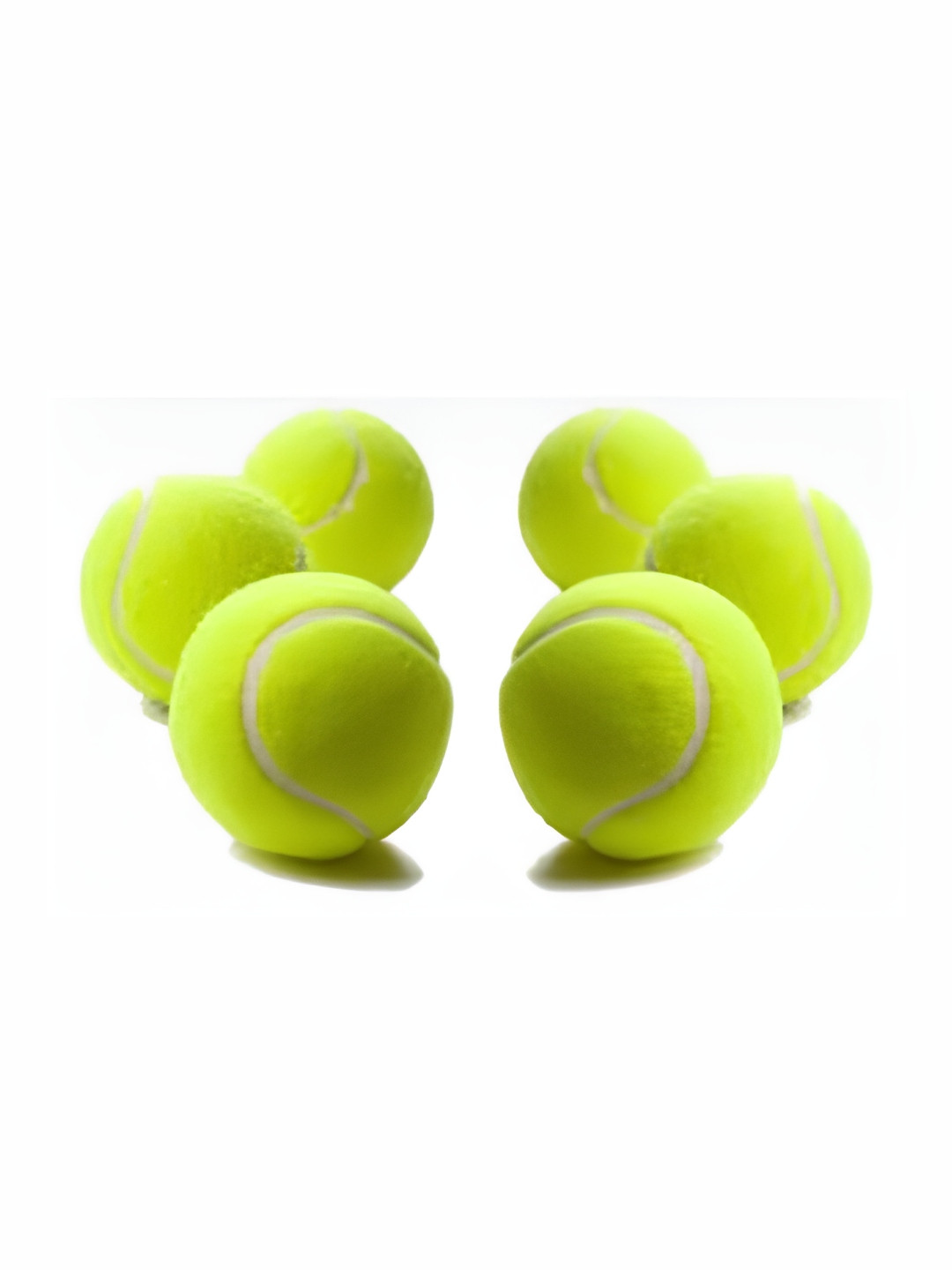HackerX 6-Pc Fuzzy Sports Tennis Balls