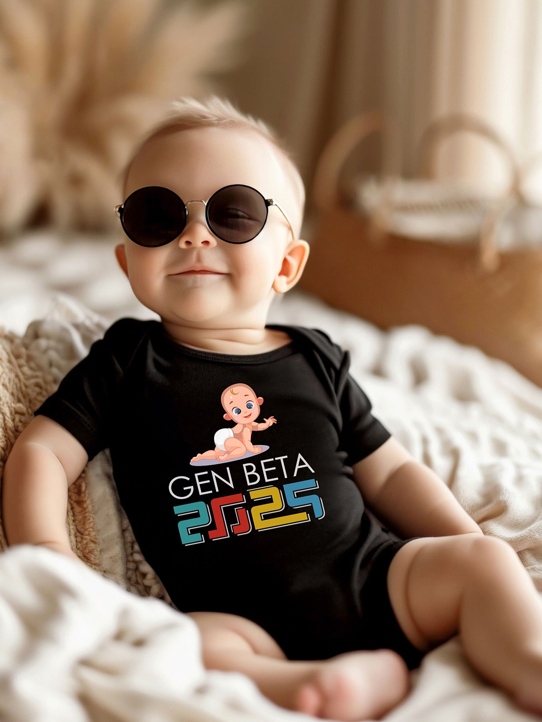 Lillypupp Infants Printed Pure Cotton Bodysuit