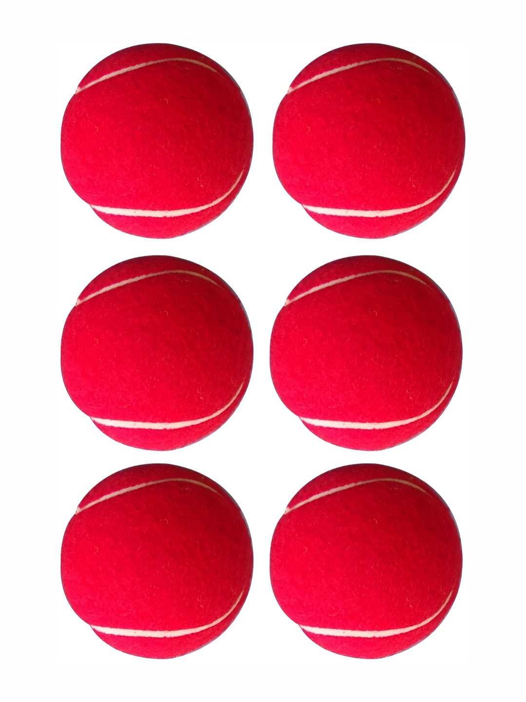 HackerX Set Of 6 Tennis Cricket Ball