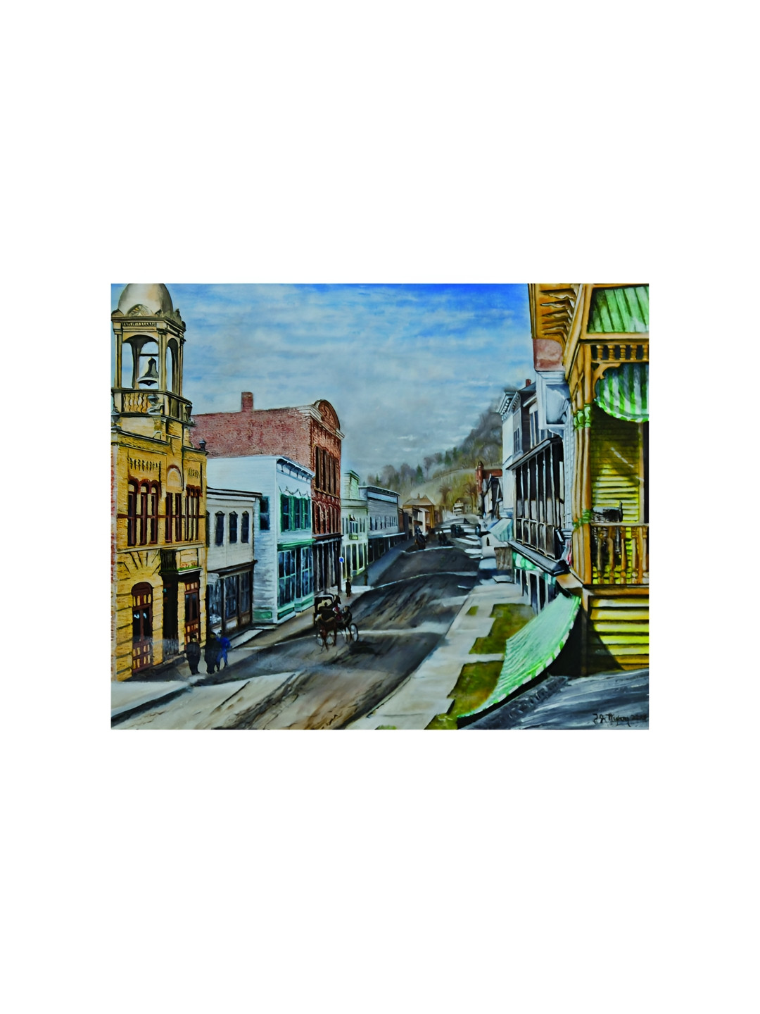 Inephos Canvas Wall Rectangle Paintings Wall Art -35.8 x 29.9 In
