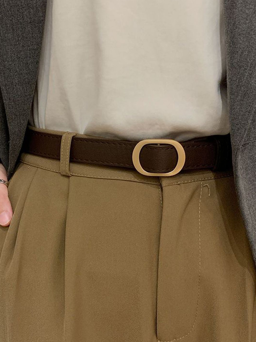 Just Lil Things Women Slider Buckle Belt