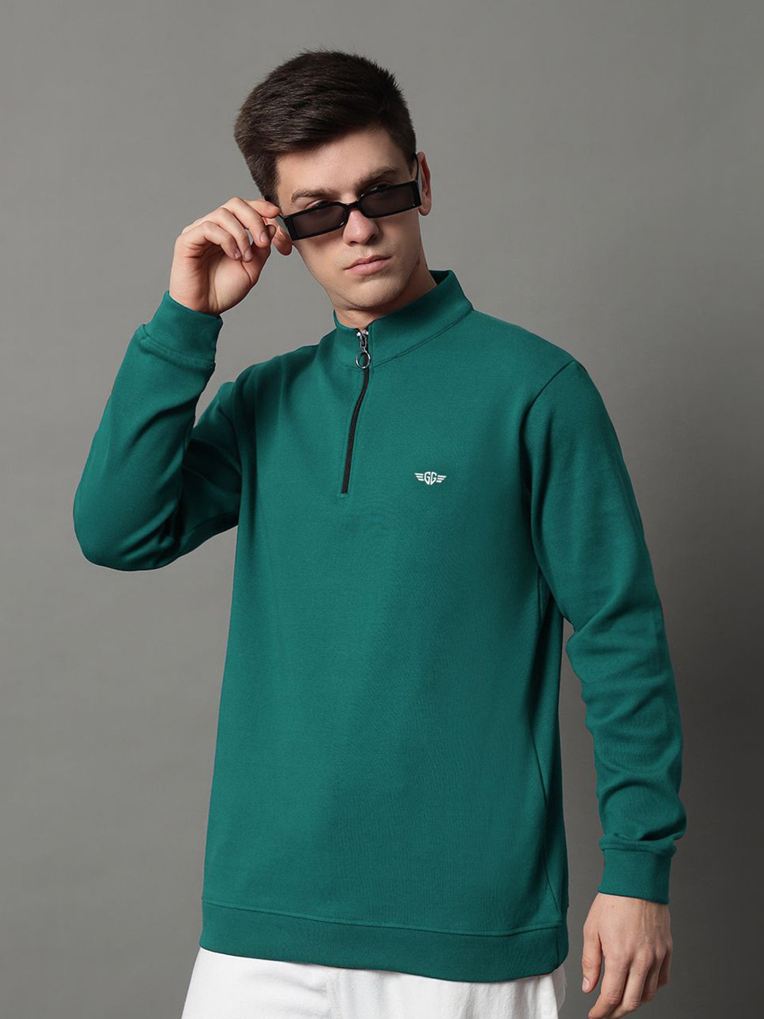 GET GOLF Men High Neck Sweatshirt