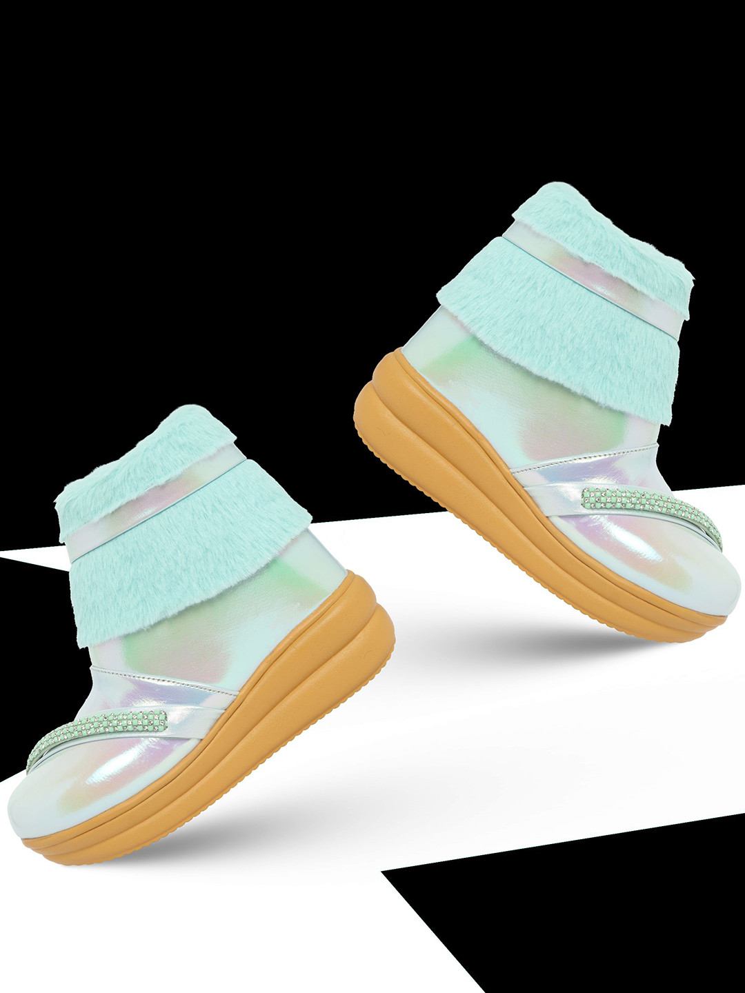 BAESD Girls Ankle-Length Boots With Zip Fastening