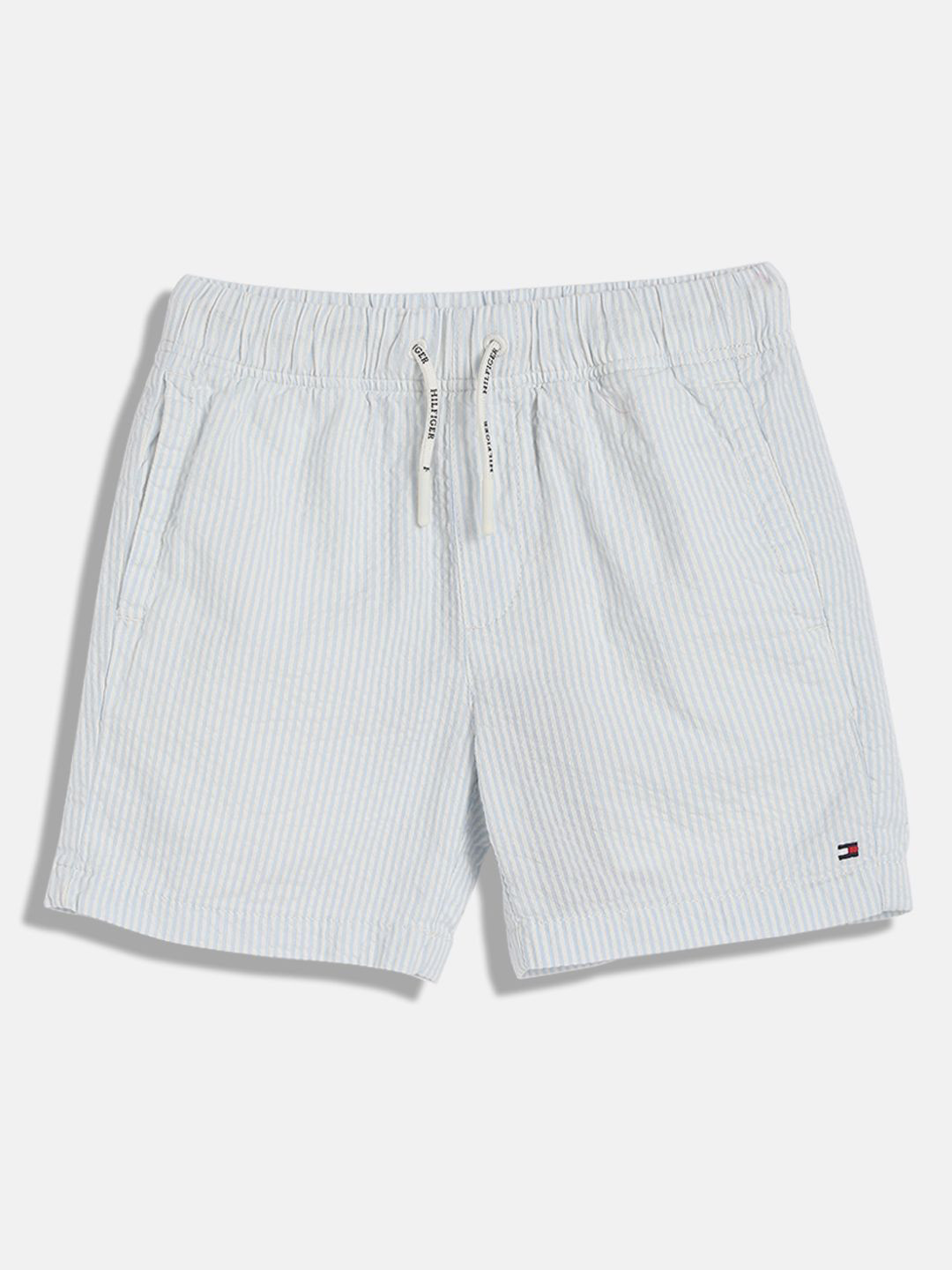 Tommy Hilfiger Boys Striped Chino Shorts Technology