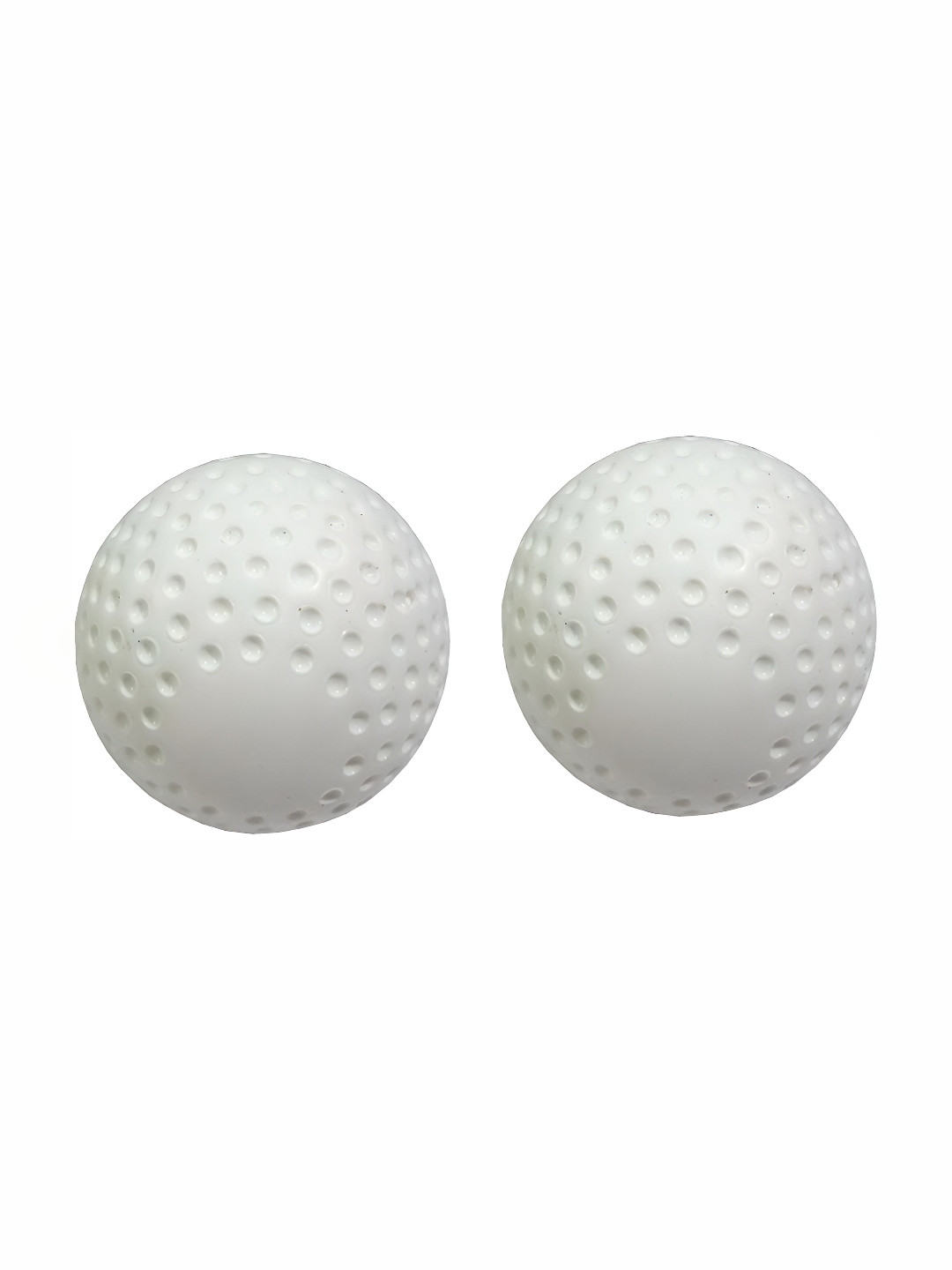 HackerX 2-Pcs Pebbled Round Hockey Balls