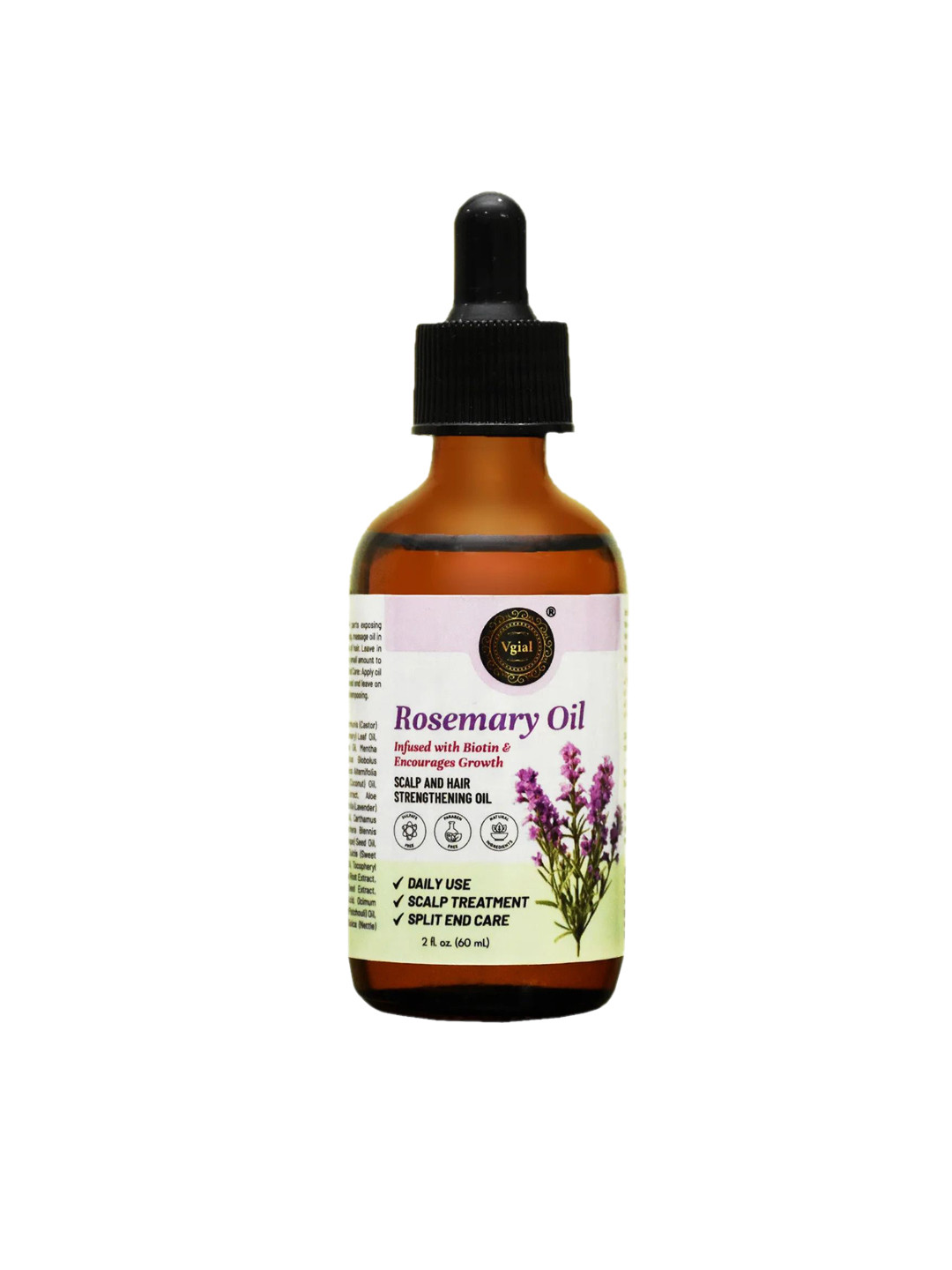 VGIAL Rosemary Oil Infused With Biotin & Encourages Growth - 200 ml