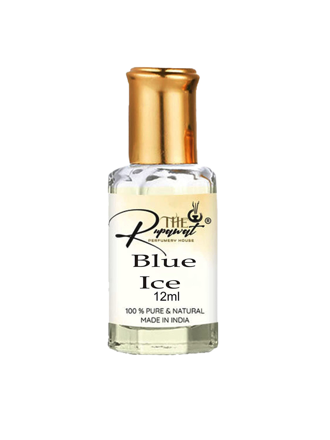 THE RUPAWAT Perfumery House Blue Ice Natural & Alcohol-Free Attar - 12 ml