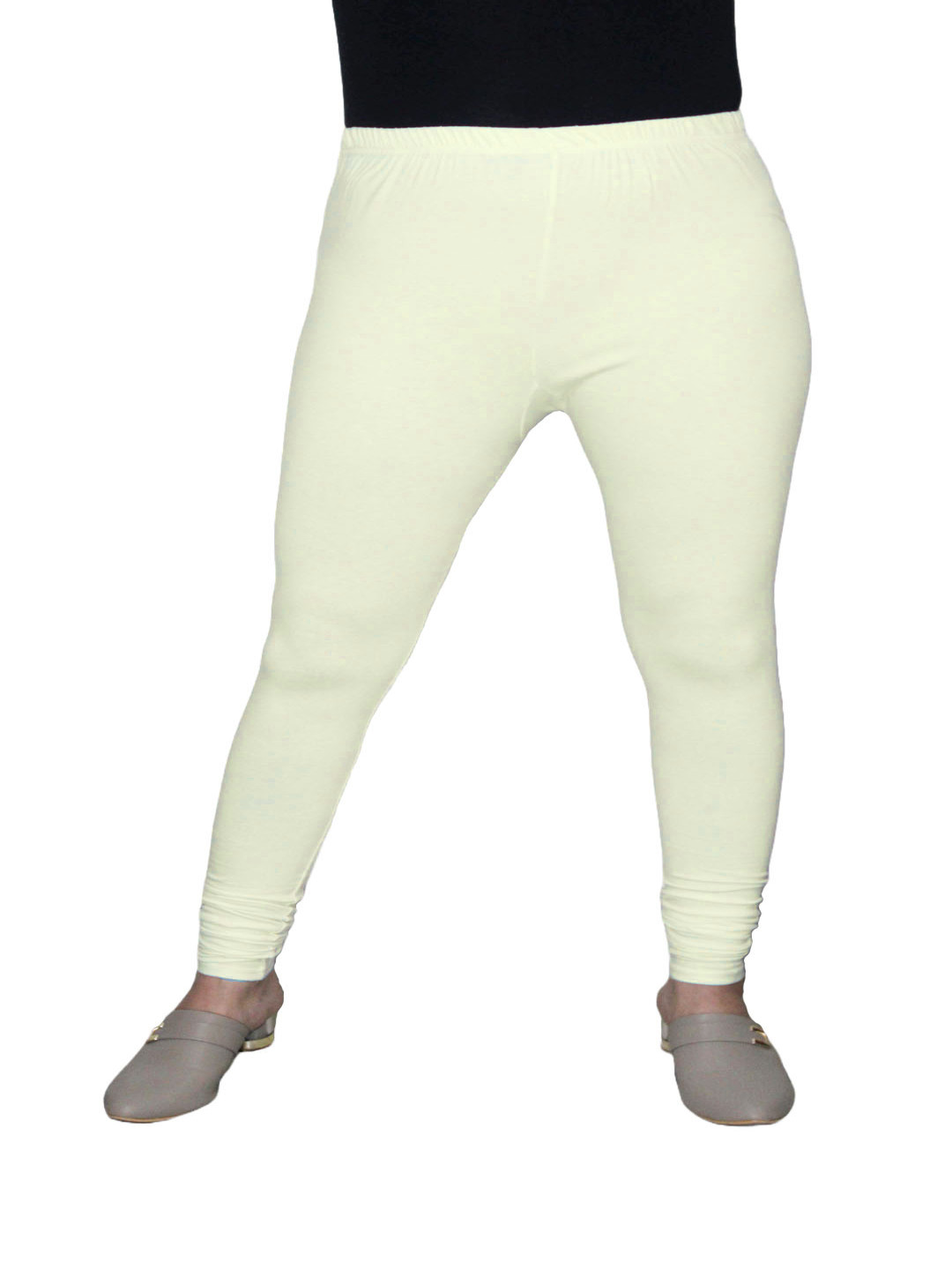 PINK SHELL Women Cotton Churidar-Length Leggings