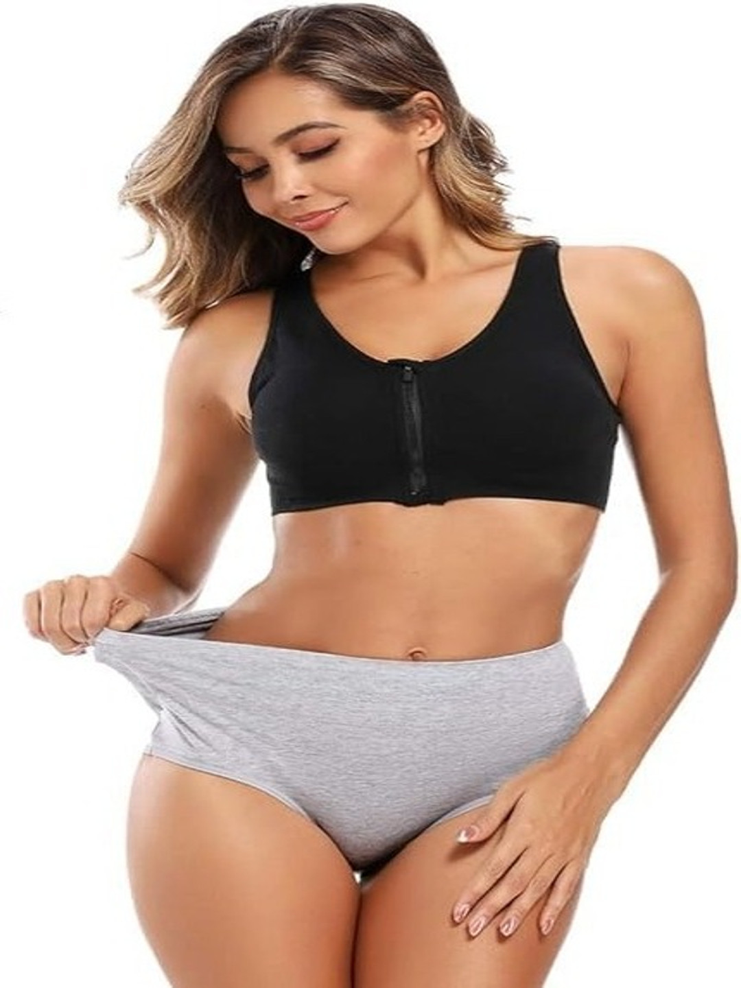 YOU FOREVER Pack Of 3 Hipster Briefs - YF-3HWPNT-BLK-GRY-SKN-S