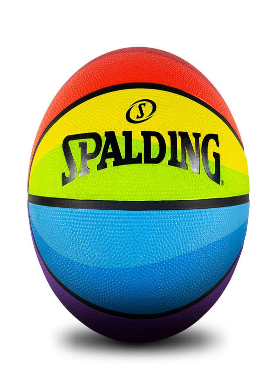 Spalding Rainbow Basketball With Pump Basketball