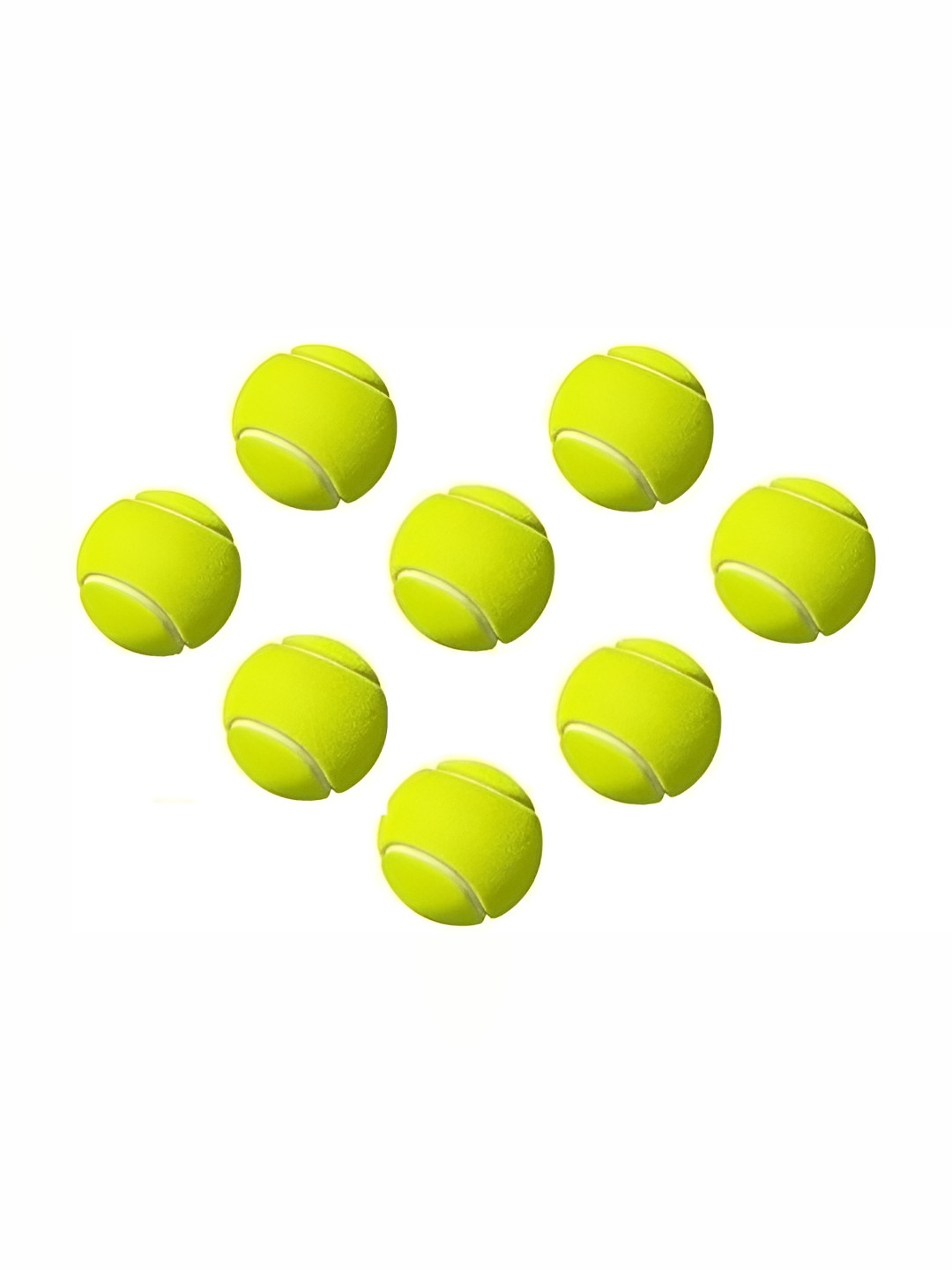 HackerX Set Of 8 Tennis Cricket Ball
