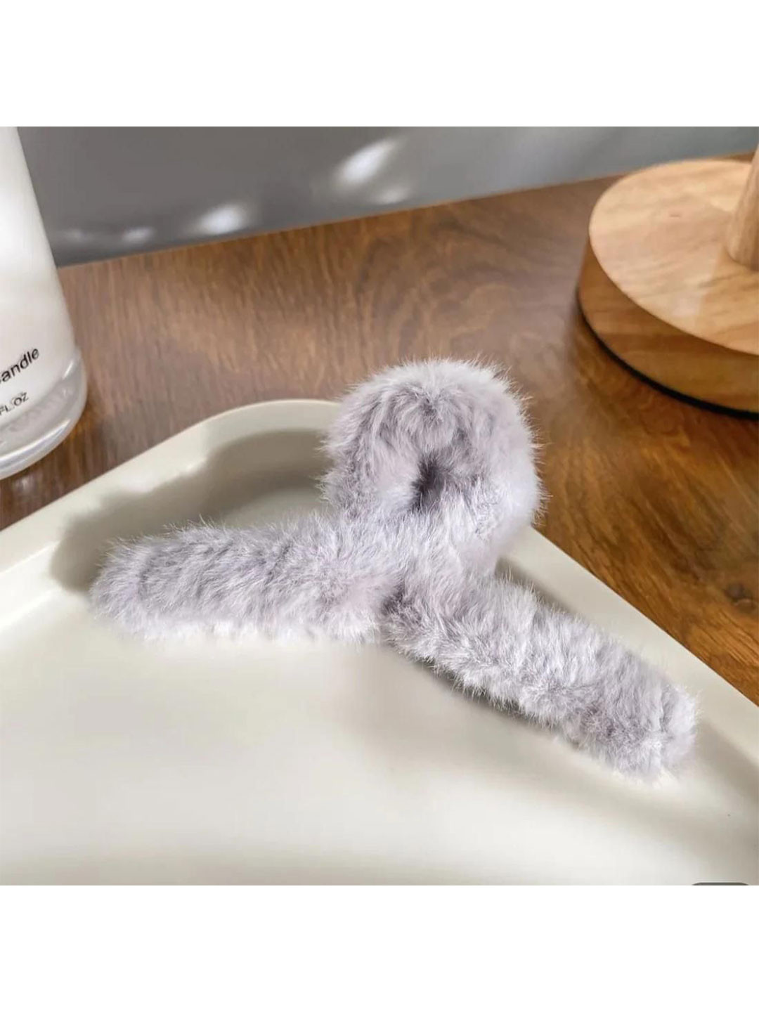 Radhya Accessories Women Pack of 2 Plushie Hair Claws