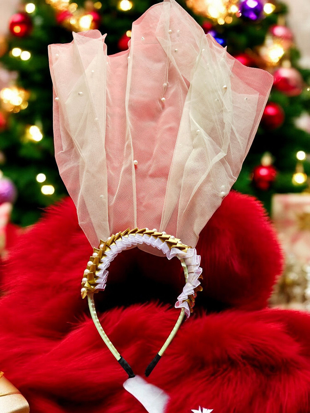 CHANDERKASH Long Tail Beaded Hairband