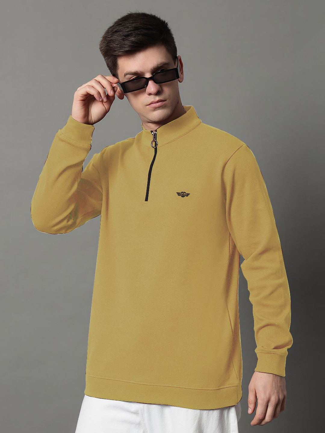 GET GOLF Men High Neck Sweatshirt