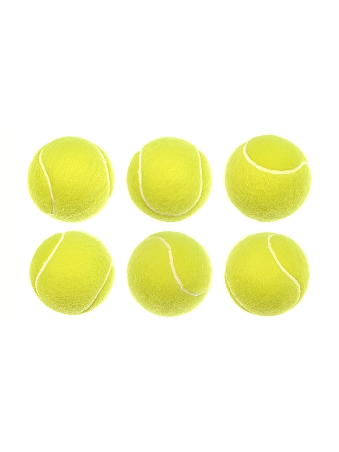 HackerX 6Pcs Fuzzy Sports Tennis Ball