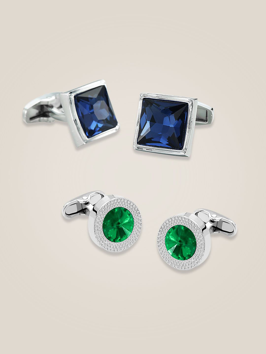 Peora Geometric Cufflink