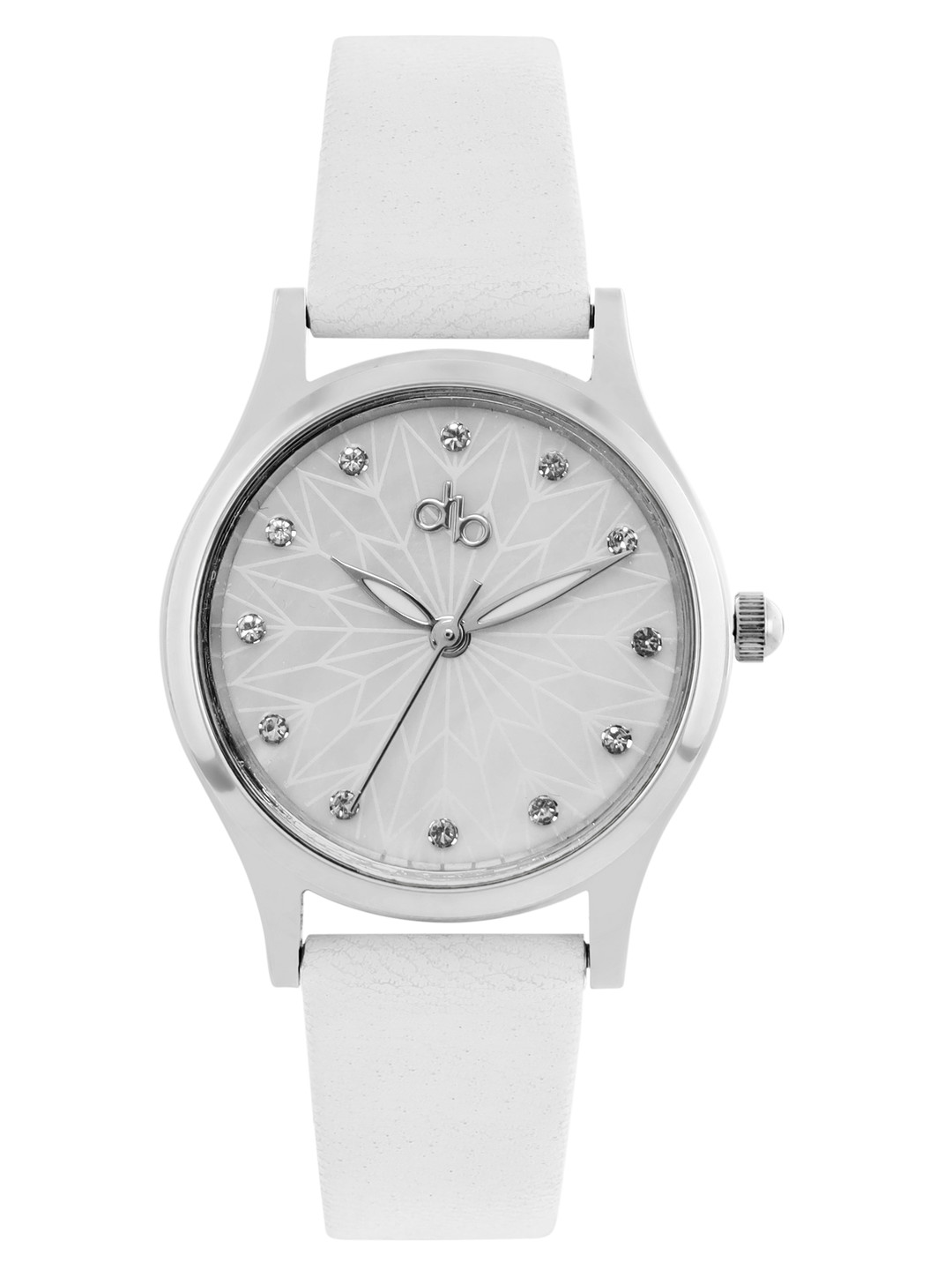 DressBerry Women Brass Mother of Pearl Dial & Leather Straps Analogue Watch DB25-2A