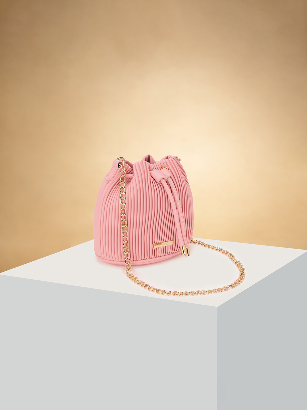 Forever Glam by Pantaloons Women Textured Miniature Hobo Bag