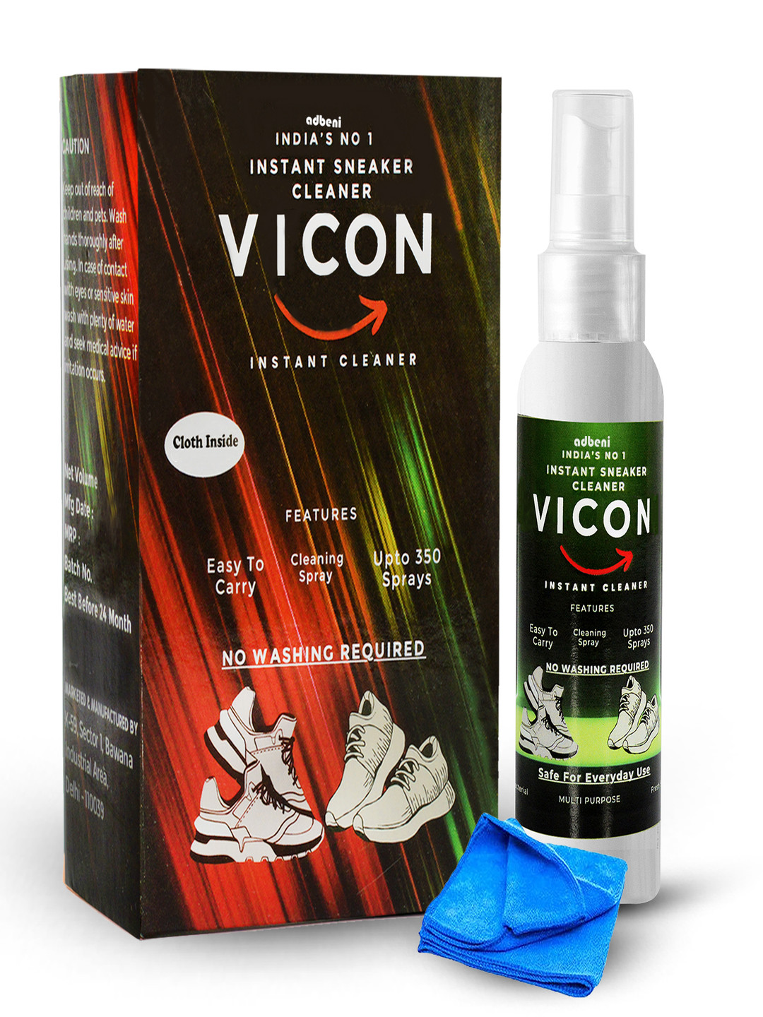 Adbeni Unisex Instant & Easy Shoe Care