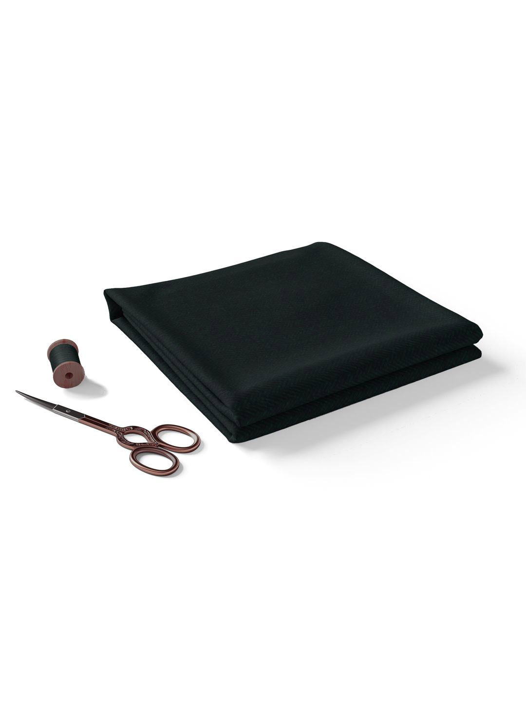 Bigreams Men's Wool Herringbone Tweed Suit Fabric