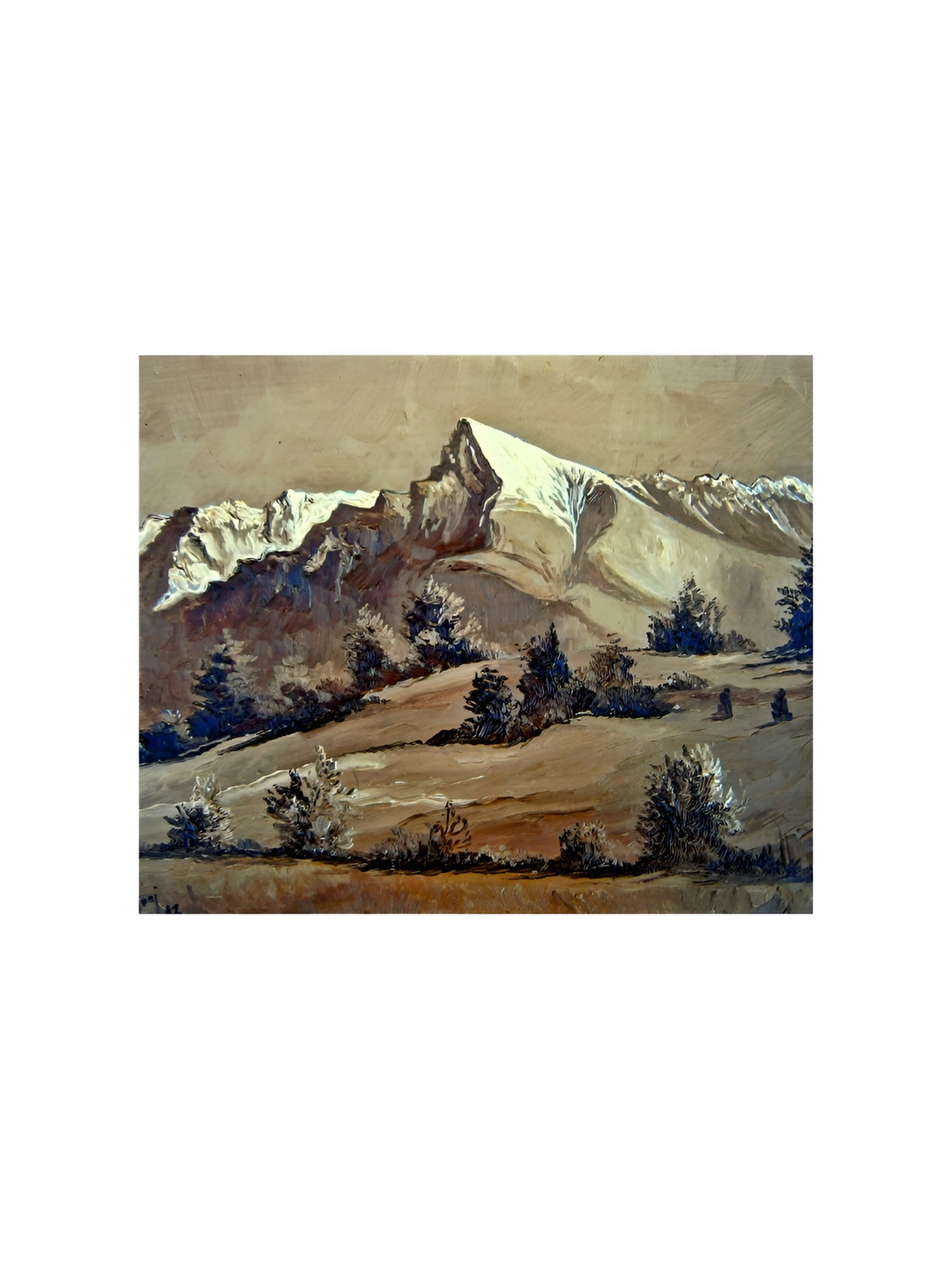 Inephos Canvas Wall Rectangle Paintings Wall Art -35.82 x 29.92In