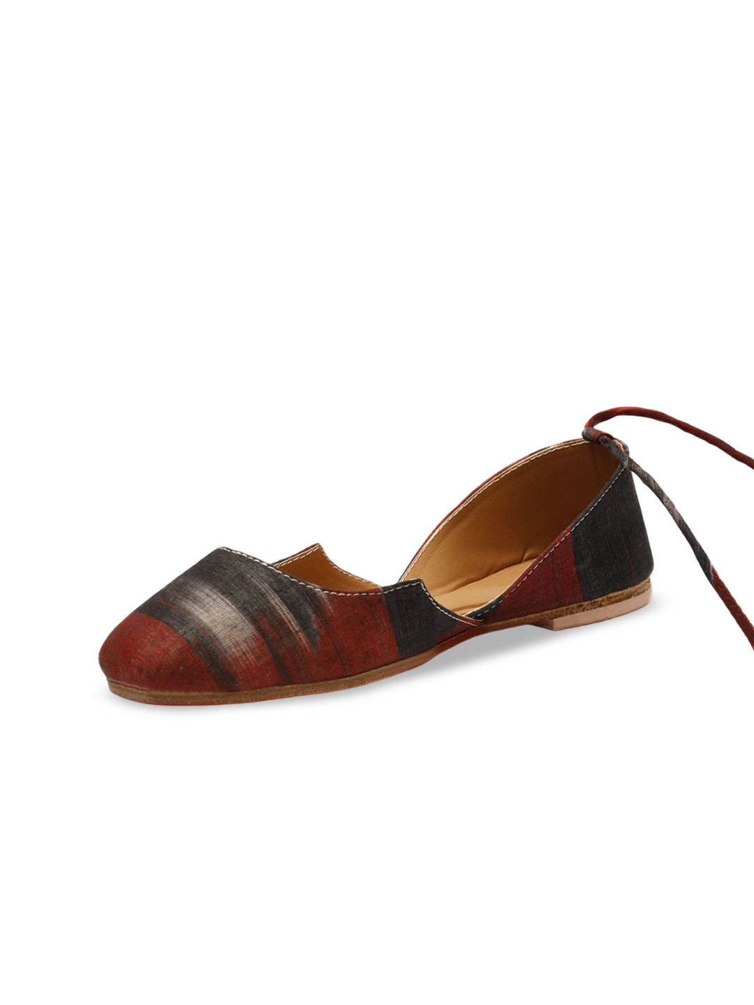 Saagah Women Ikkat Cruelty Free Ballerinas