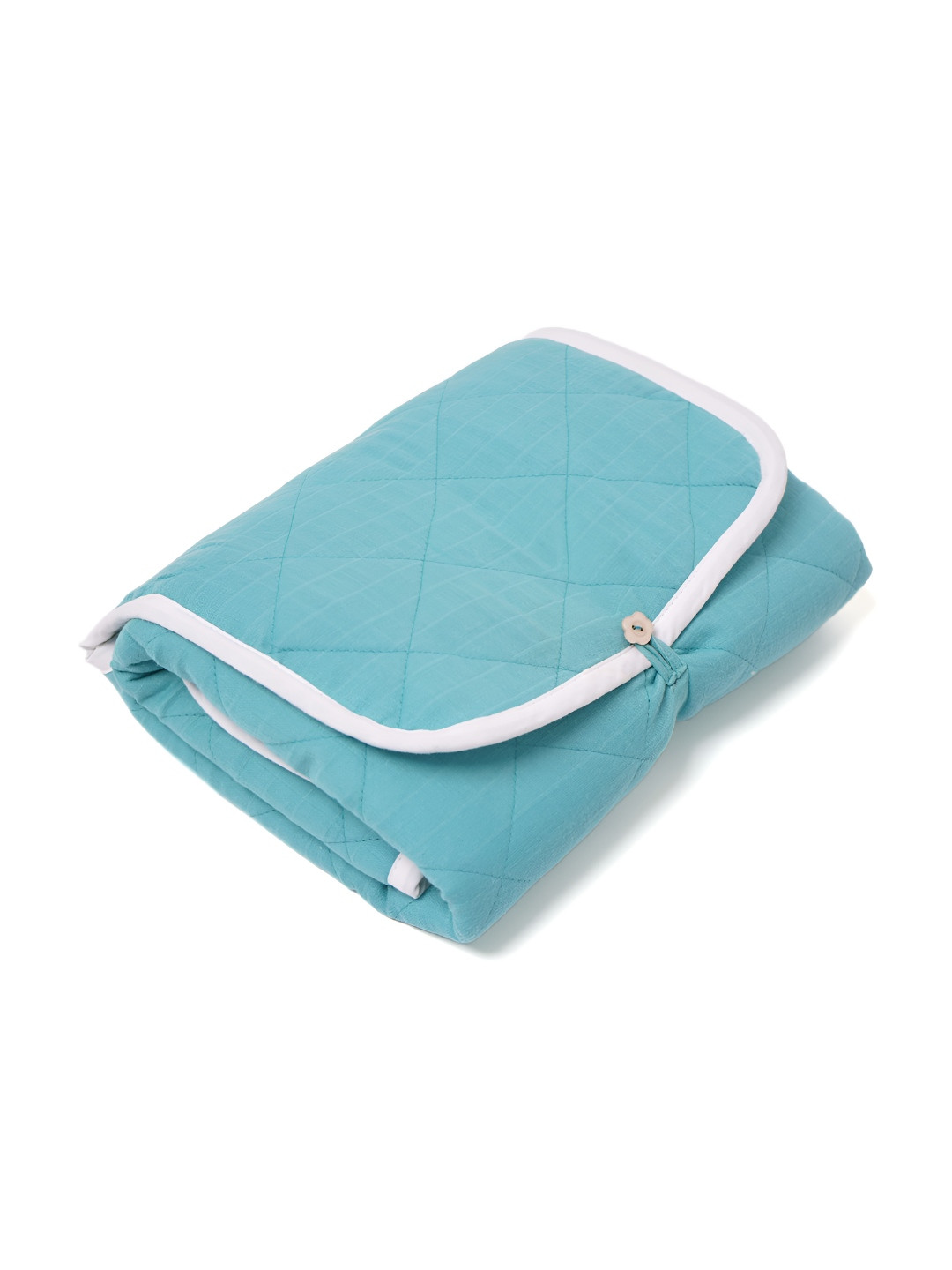 TIDY SLEEP Kids Sea Green Water Resistant Foldable On The Go Mat