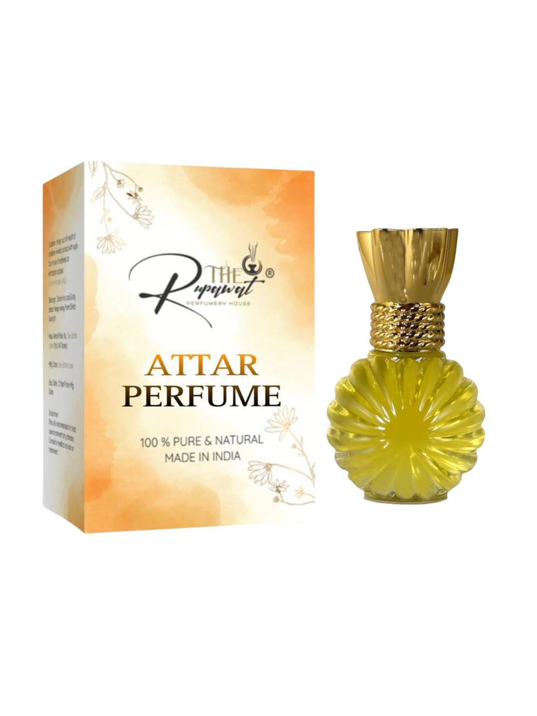 THE RUPAWAT Perfumery House Black Noor Premium  Natural & Alcohol-Free Attar - 12 ml
