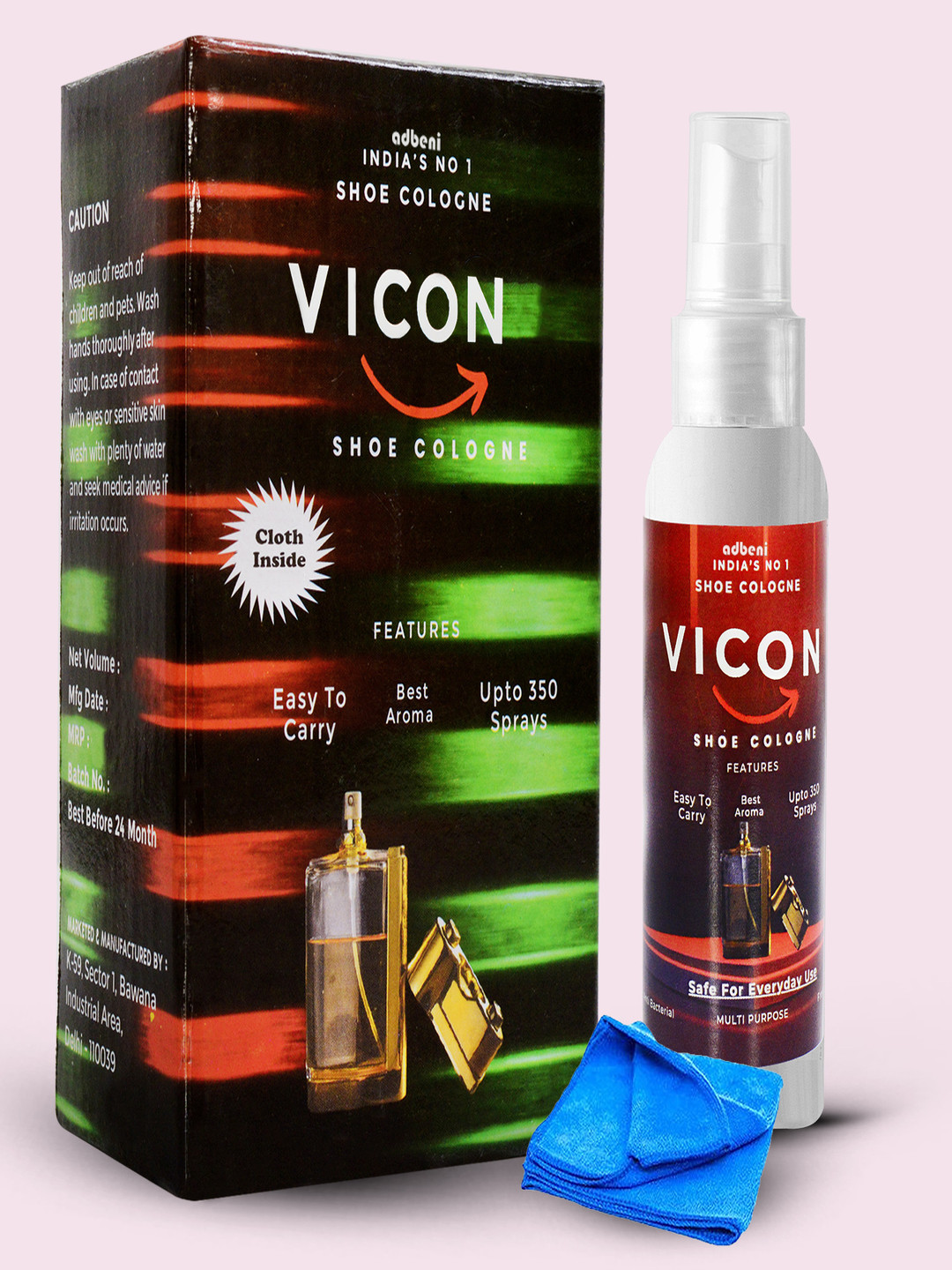 Adbeni Instant & Easy Shoe Cleaner With Free Cloth Inside Shoe Cleaning Kit