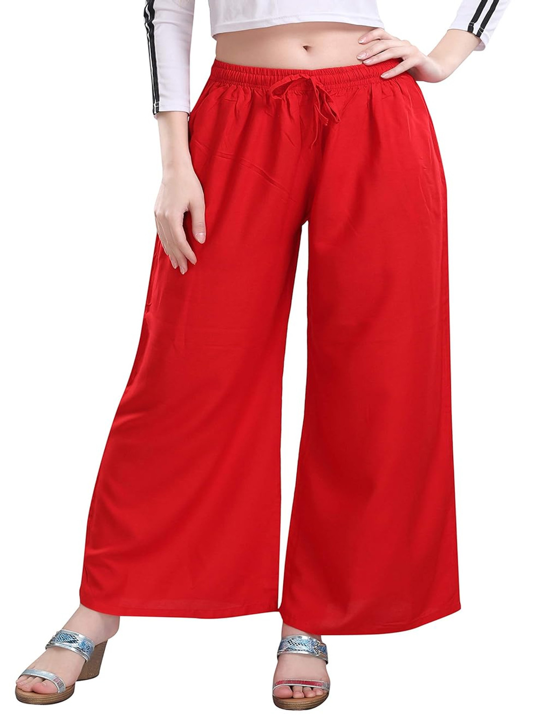 DREAM & DZIRE Women Flared Palazzos