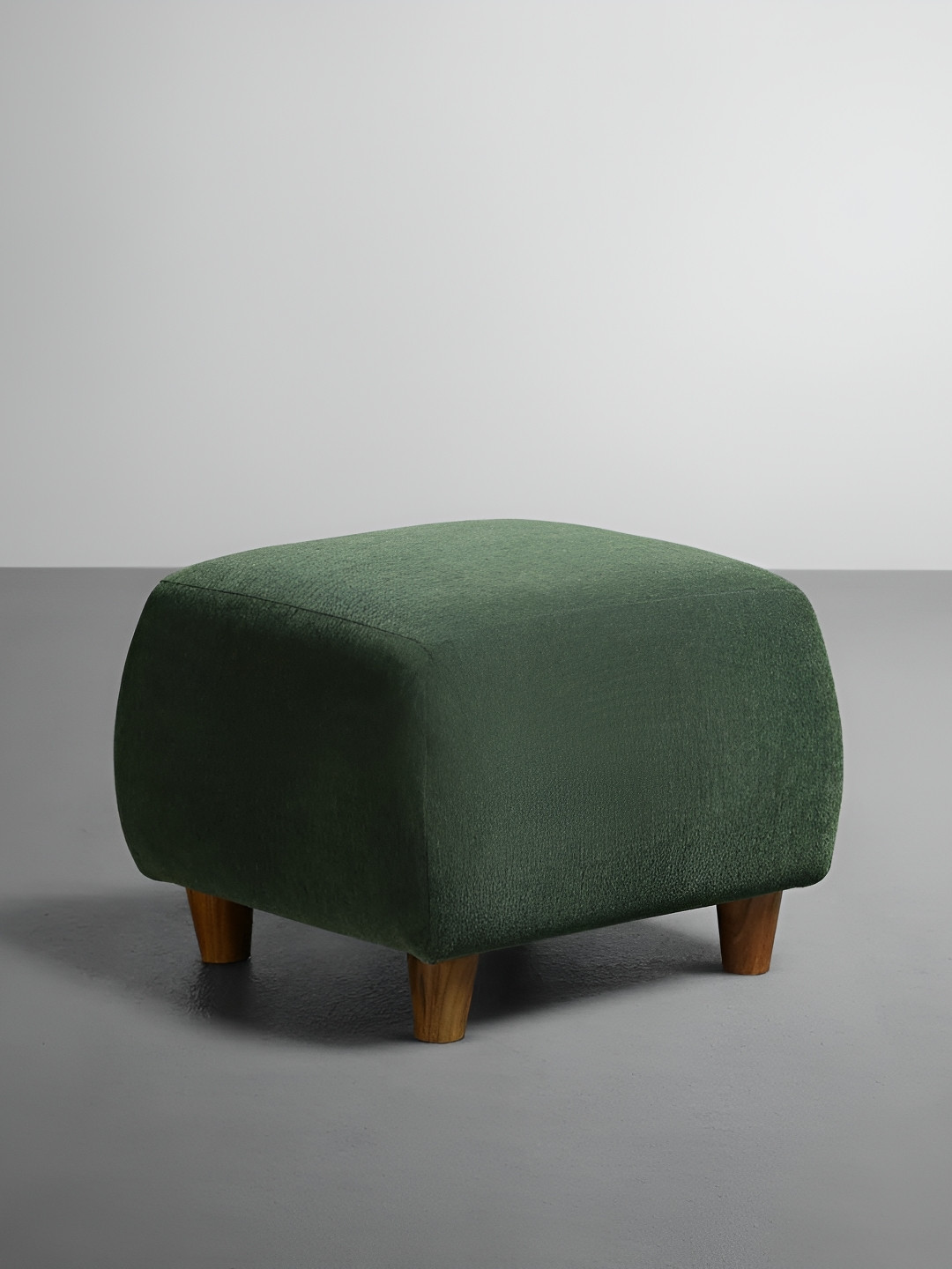 Sleepyhead Yolo Avocado Green 1 Seater Ottoman-Fabric