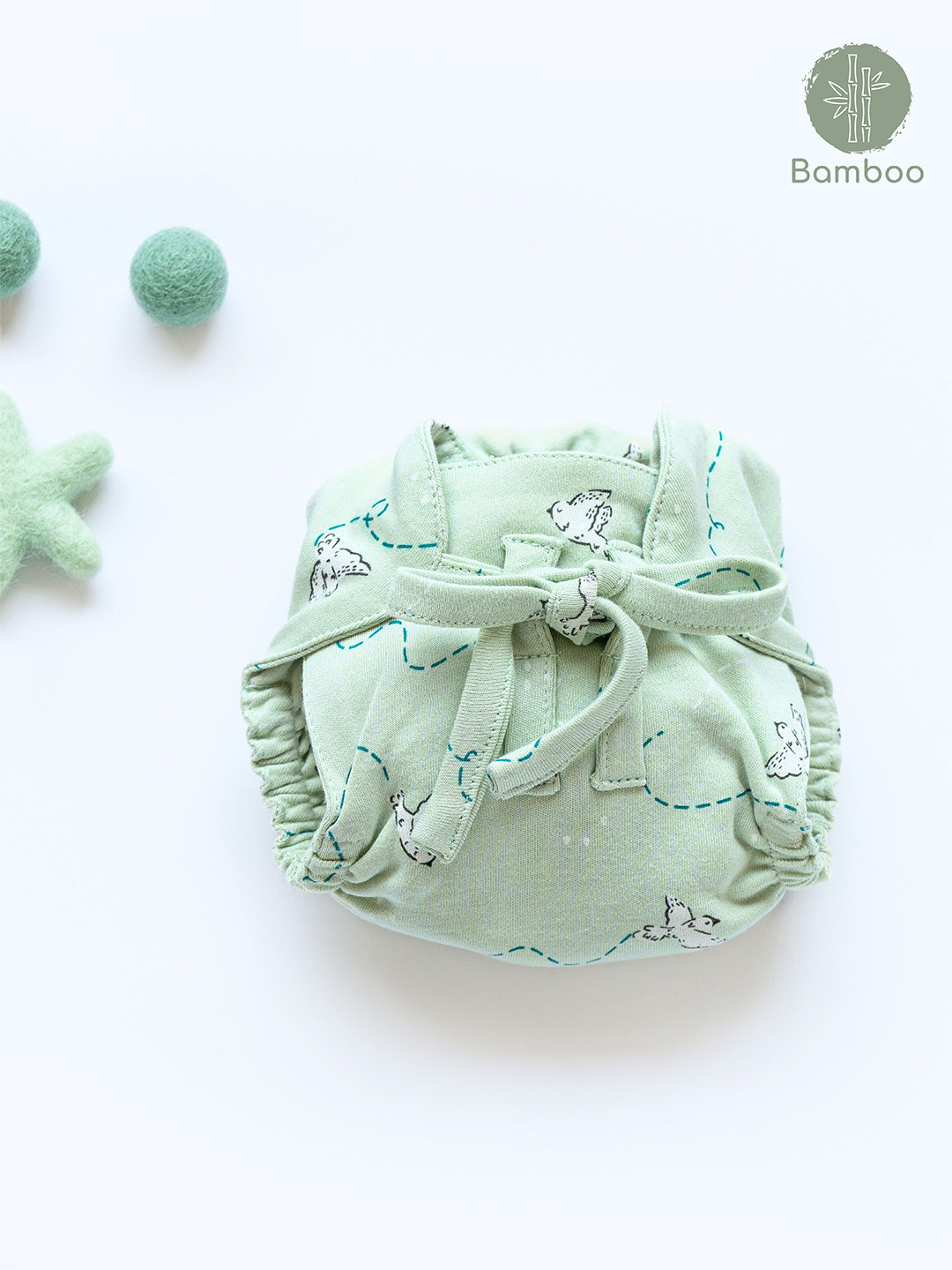 Cocoon Care Bamboo Knit Fabric Tan Cloth Nappy