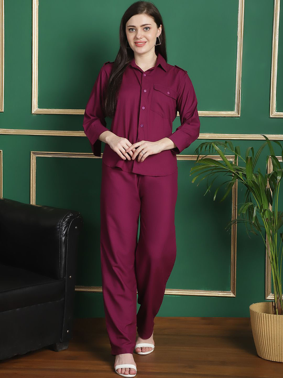 Valles365 by S.C. Shirt & Trousers Co-ords set