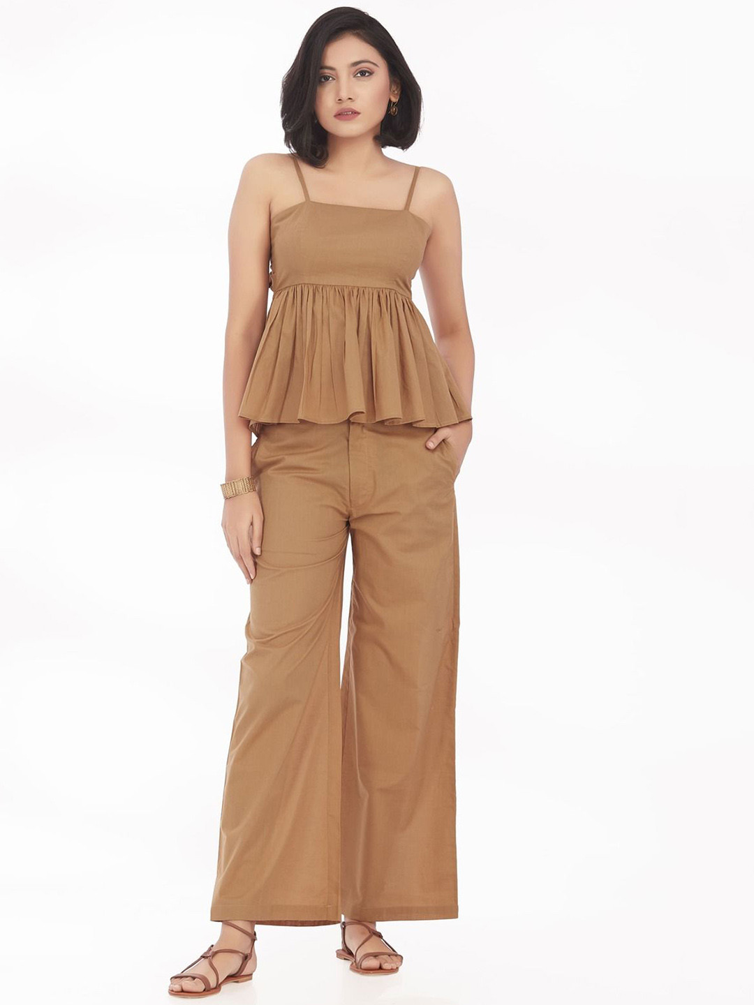 KAIN Women Peplum Co-Ord Set