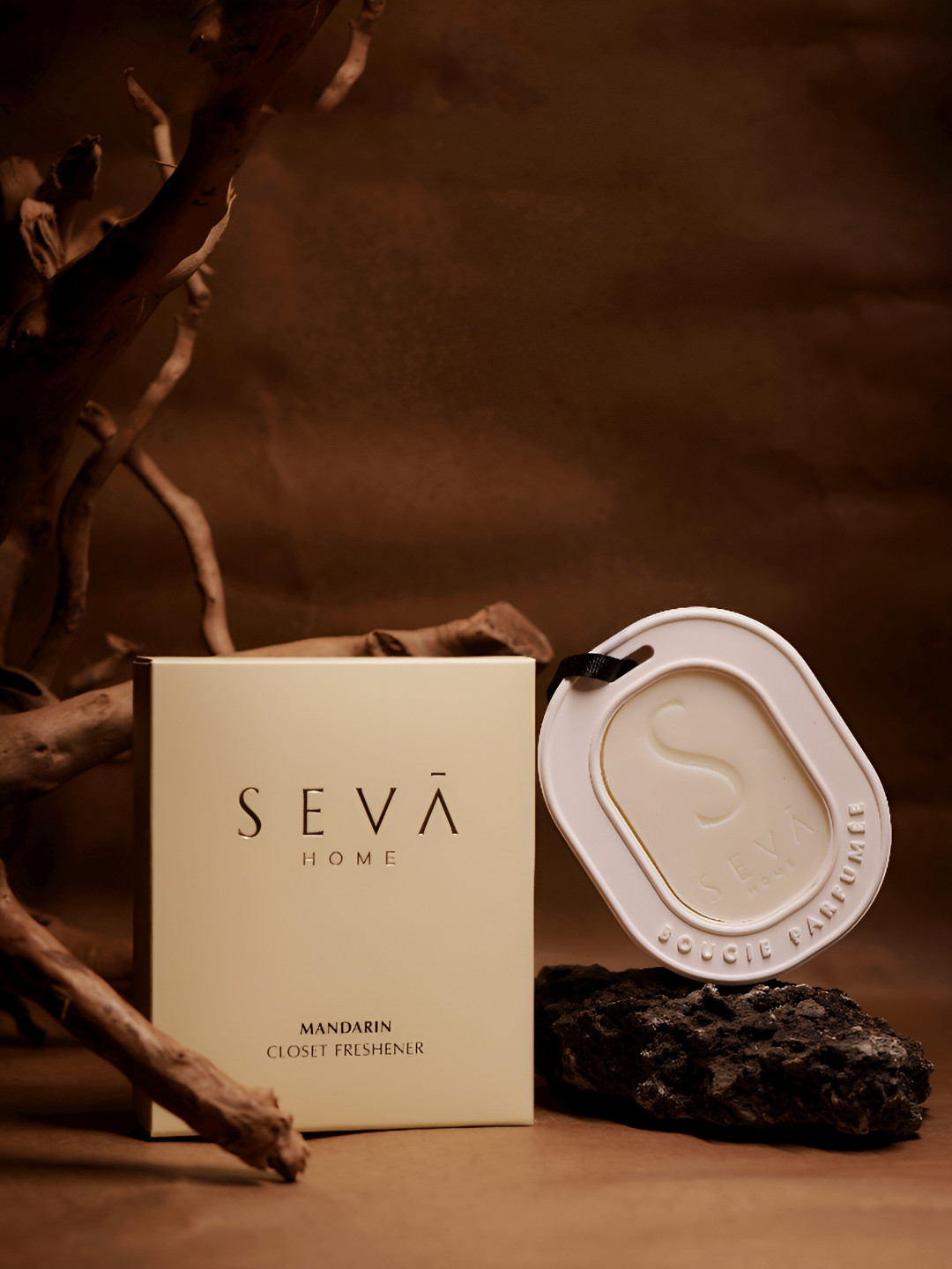 Seva Home White Closet Freshener Mandarin Fragrance Spheres Air Freshener