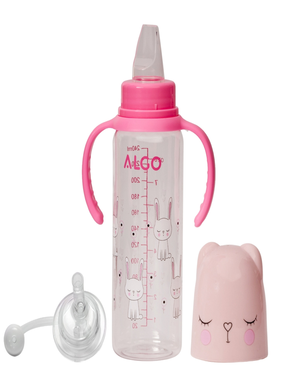 Adore 2 & 1 Baby Silicon Spout & Straw Sipper With Gravity Ball - 250ml