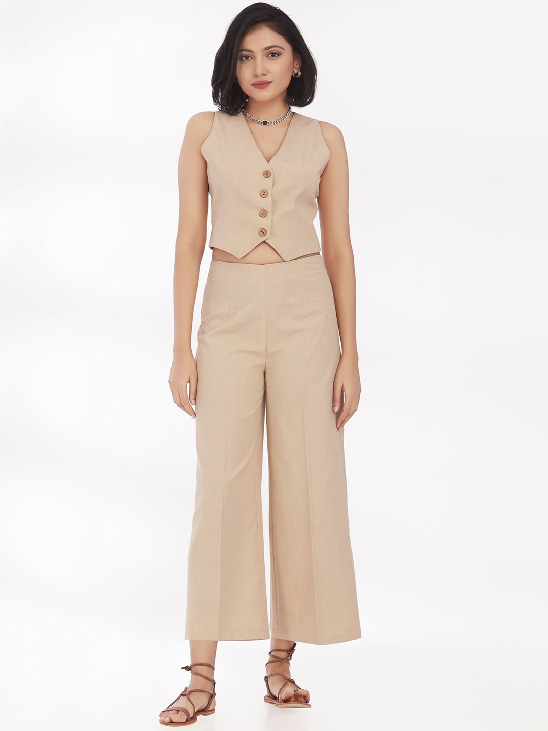 KAIN Women's Solid Co-Ord Set