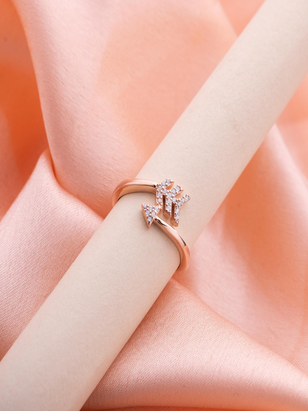 LIORA 925 Silver Jewellery 92.5 Sterling Silver CZ Stone Studded Finger Ring