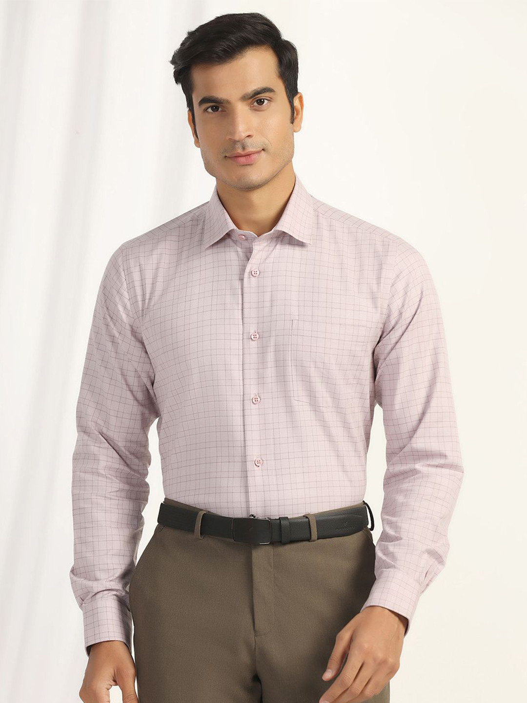 Blackberrys Men India Slim Fit TechPro Formal Shirt