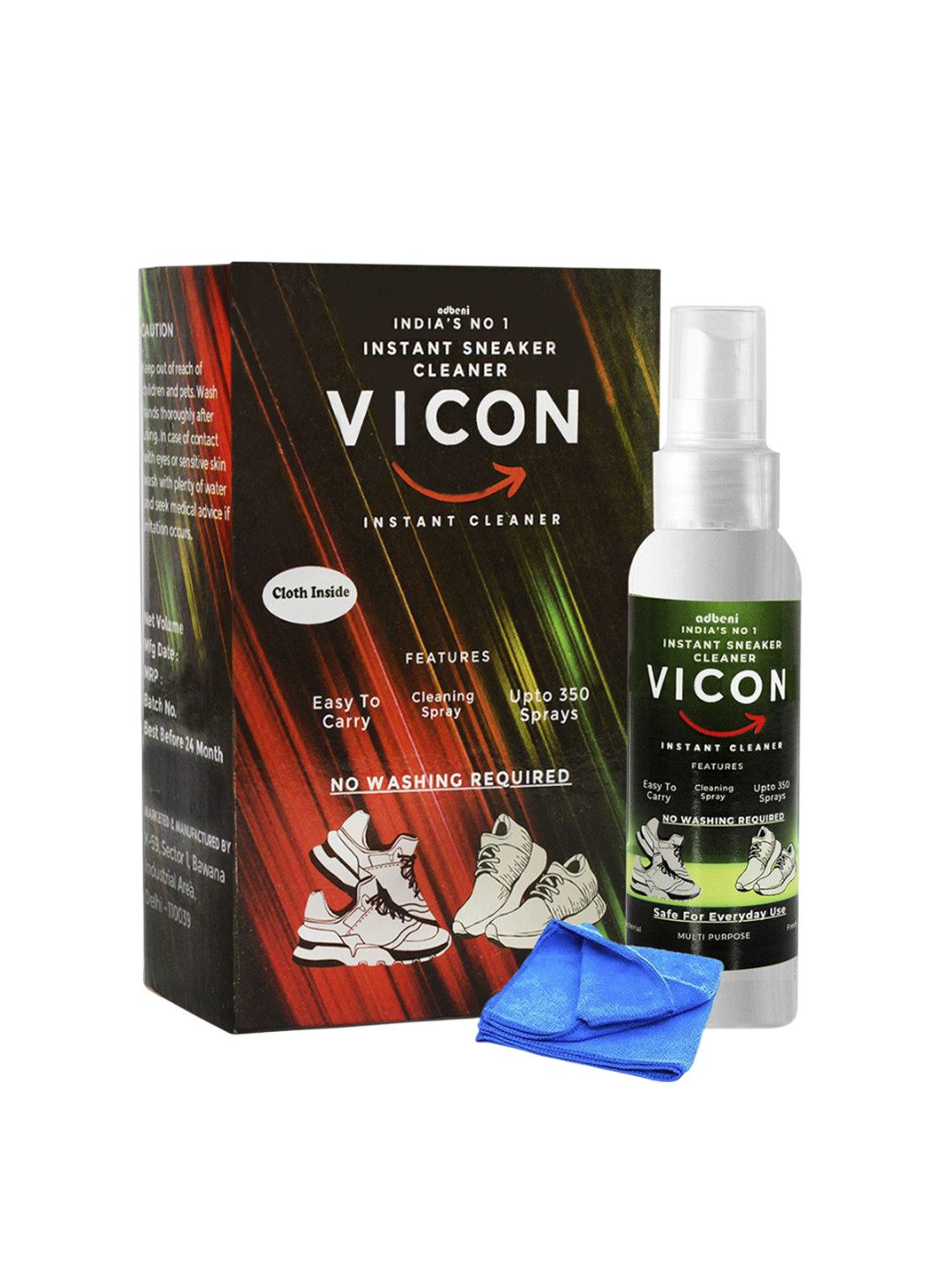 Adbeni Shoe Instant Cleaner Cleaning Spray