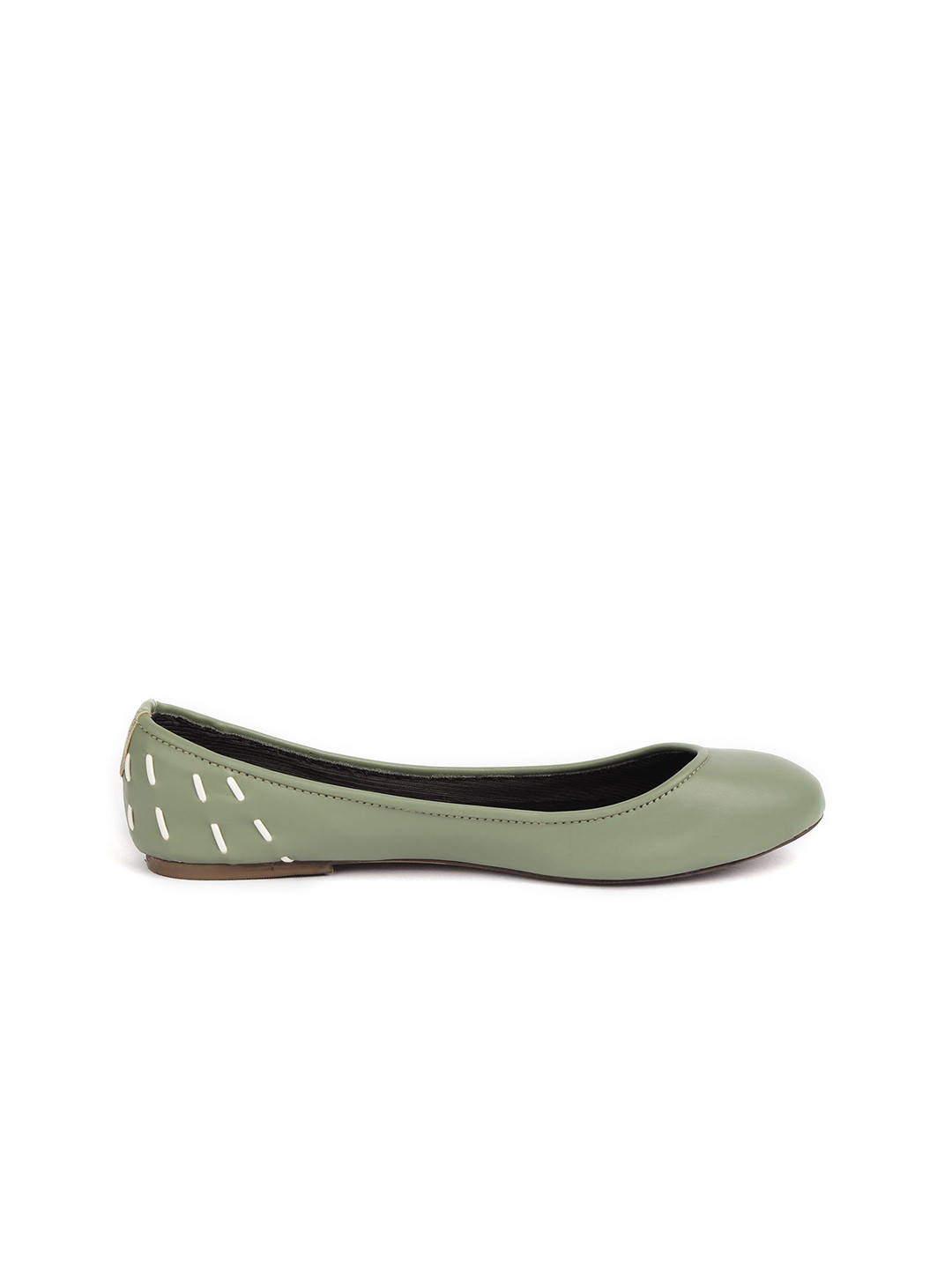 Saagah Women Cruelty Free Leather Ballerinas Flats