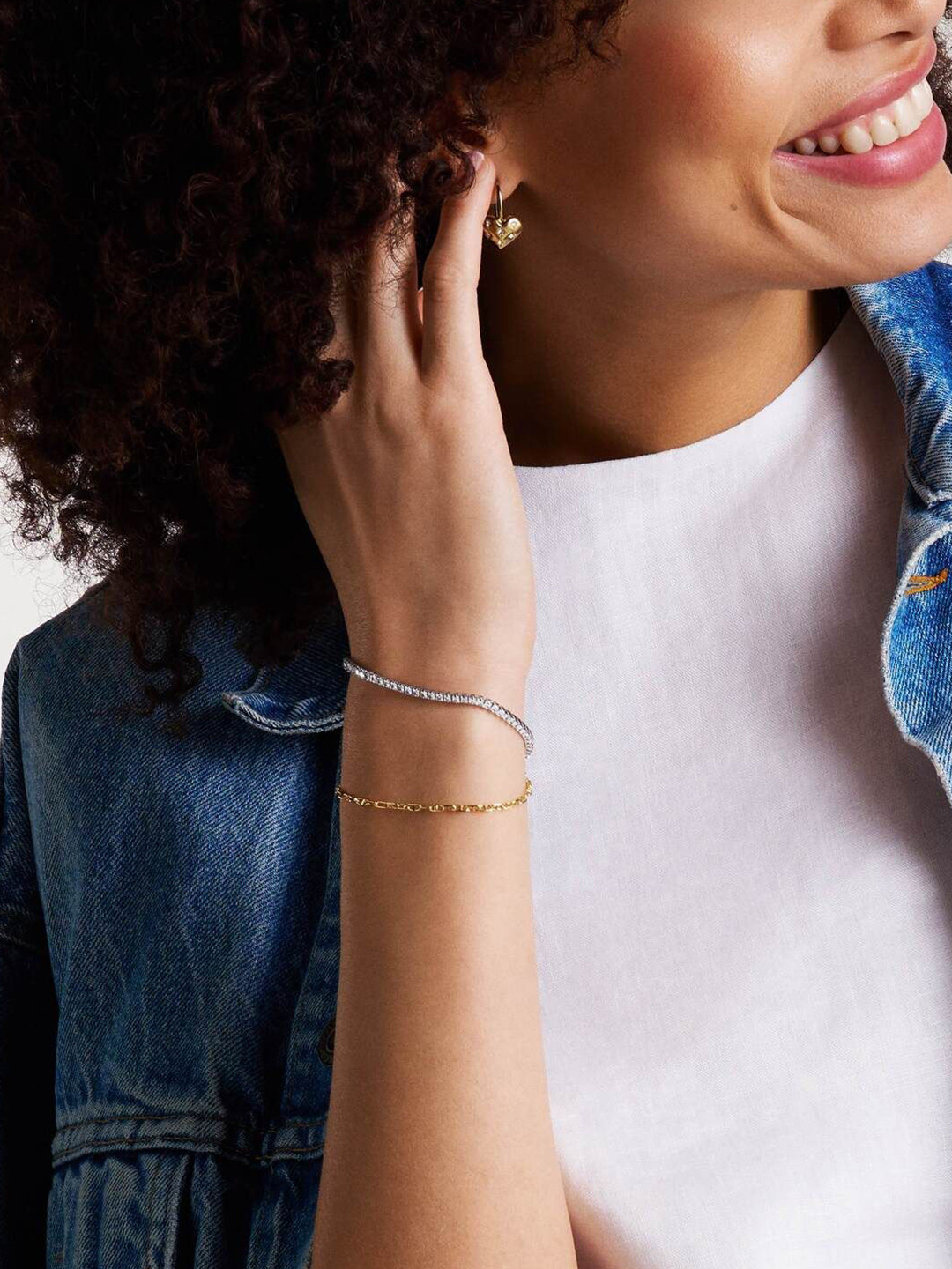 Fossil Gold-Silver-Toned Bracelet
