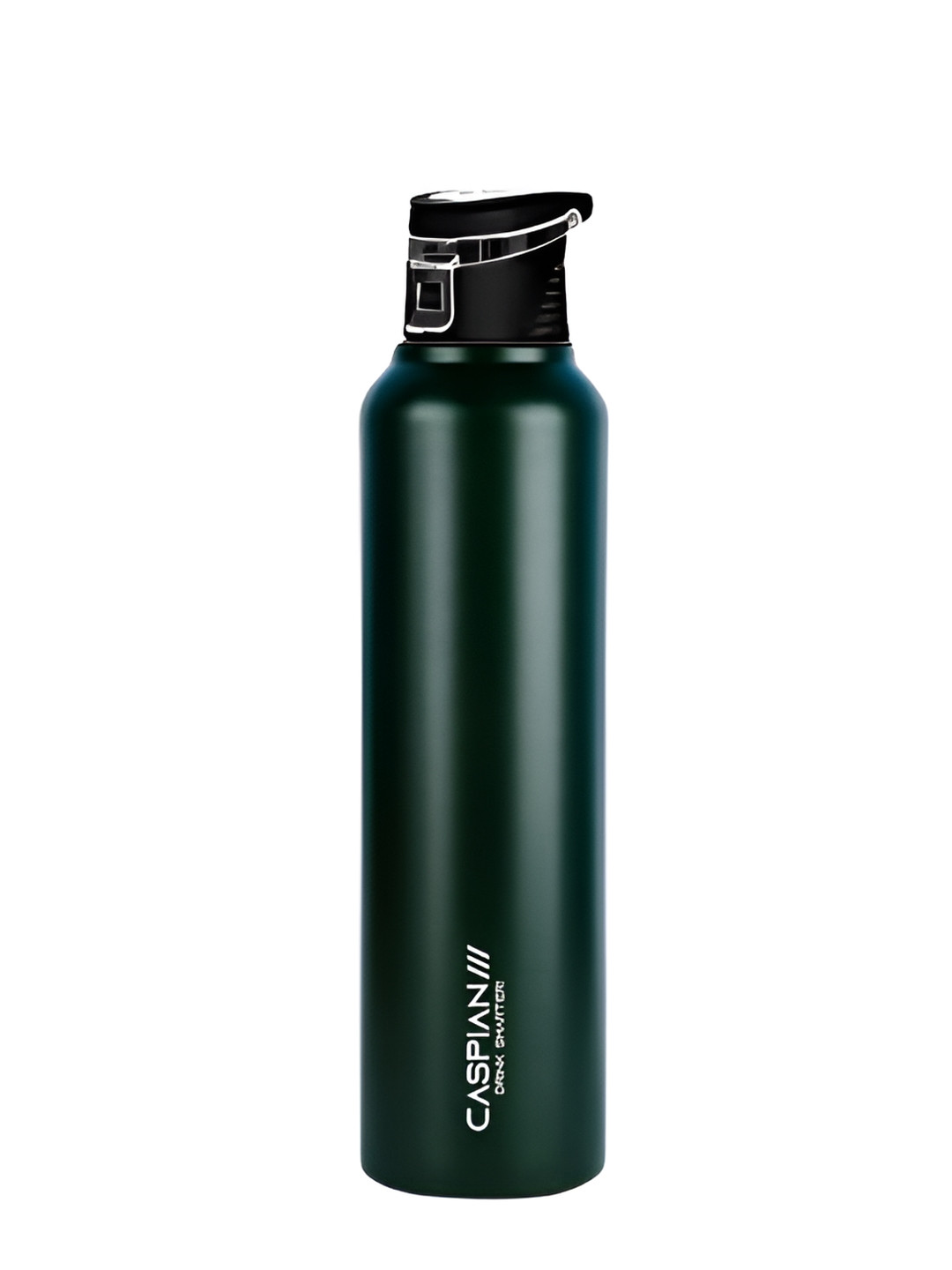Caspian Hike X Green Brand Logo Stainless Steel Single Wall Vacuum Water Bottle - 1L