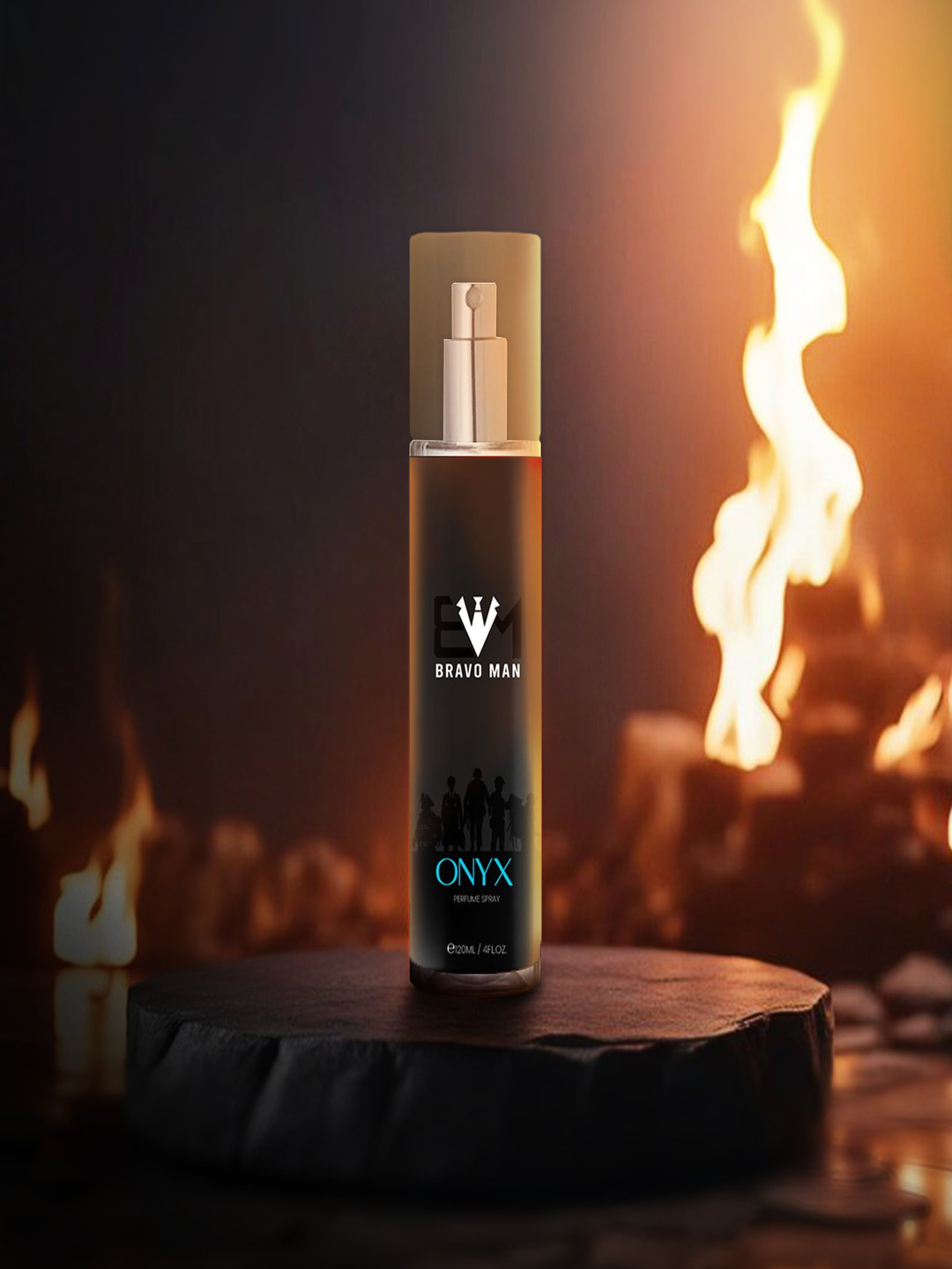 BRAVOMAN Onyx Long Lasting Perfume - 120 ml