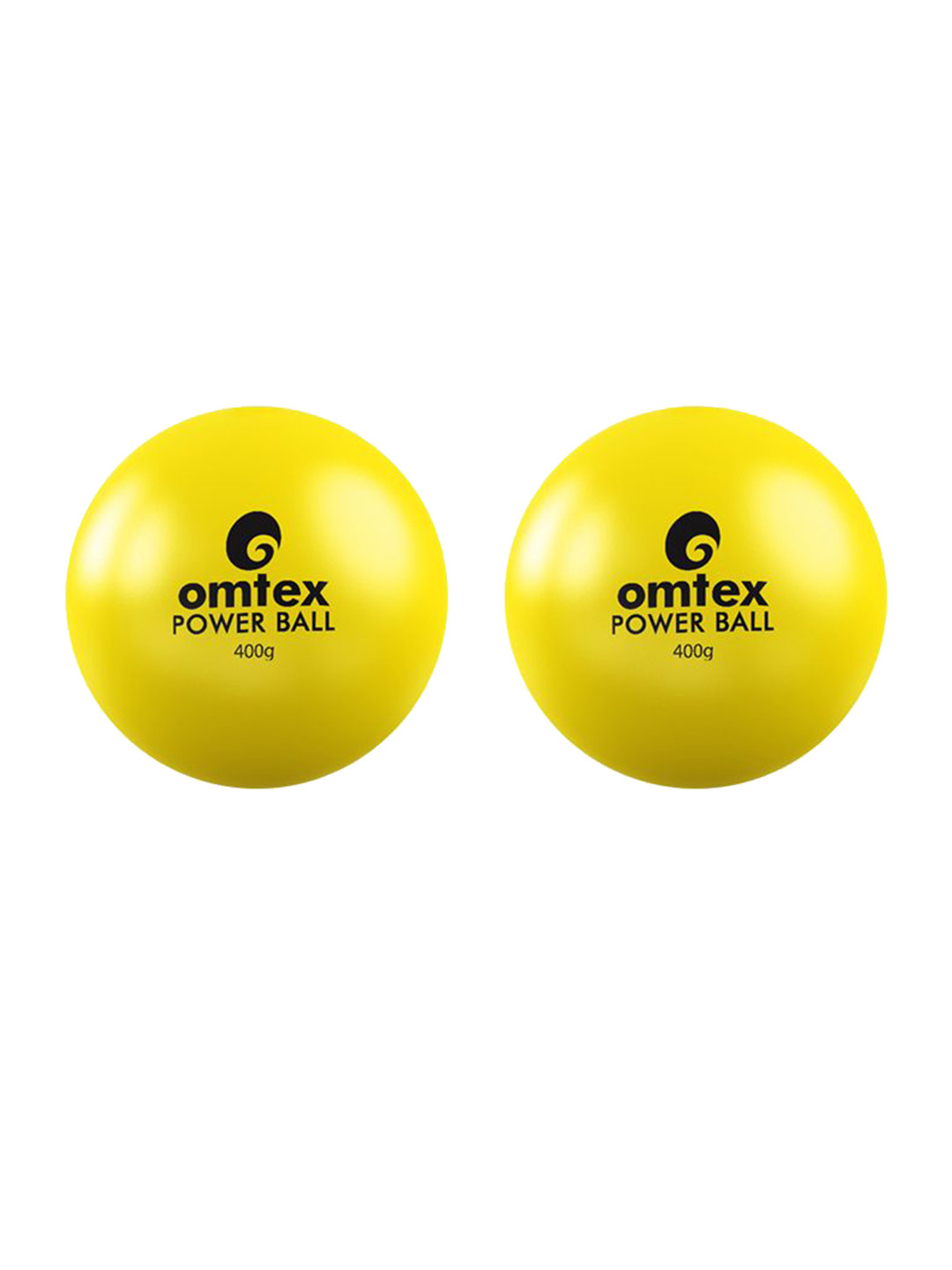 Omtex Pack of 2 Power Weighted Ball 400gm