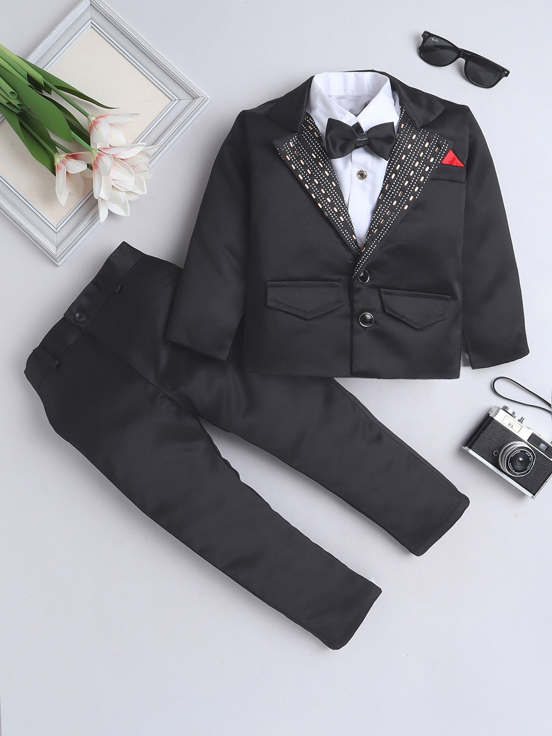 BAESD  Boys 3-Piece Embellished Suit
