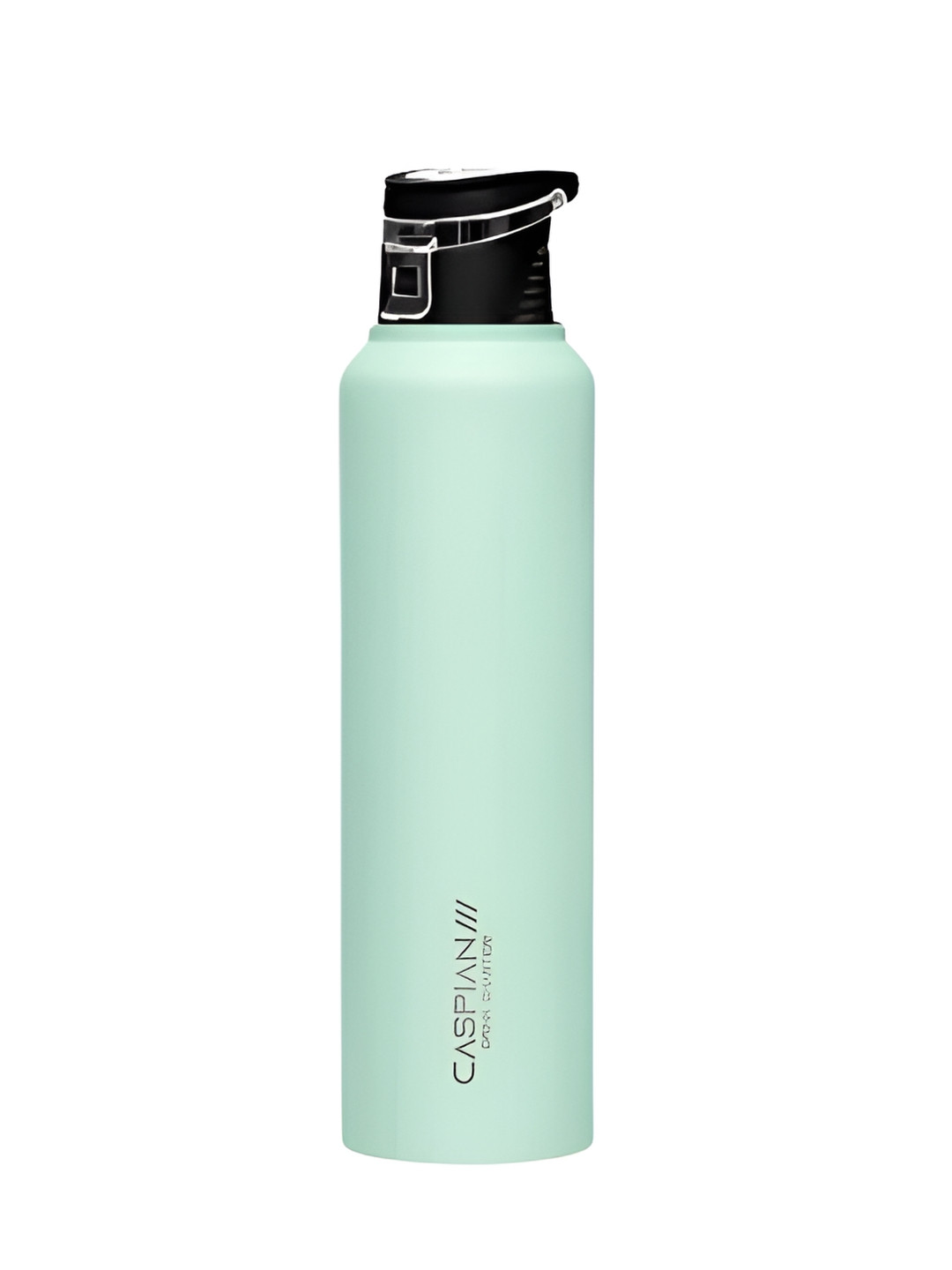 Caspian Hike Green Brand Logo Stainless Steel Single Wall Vacuum Water Bottle - 1L