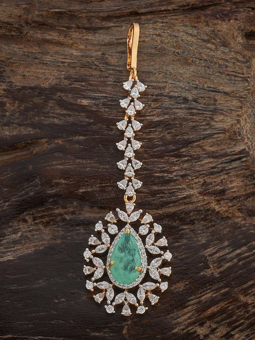 Kushal's Fashion Jewellery Embellished Bridal Dome Shaped Jhumkas Earrings